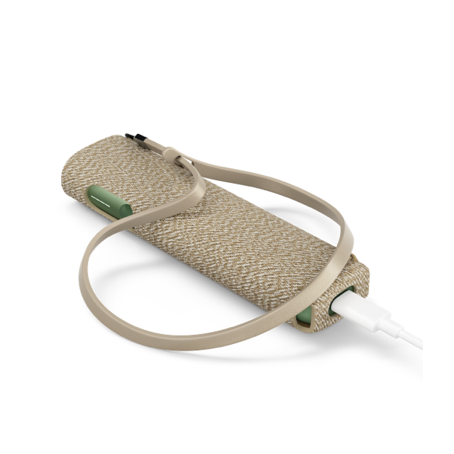 جراب+ IQOS ILUMA One قماش بني (بني)