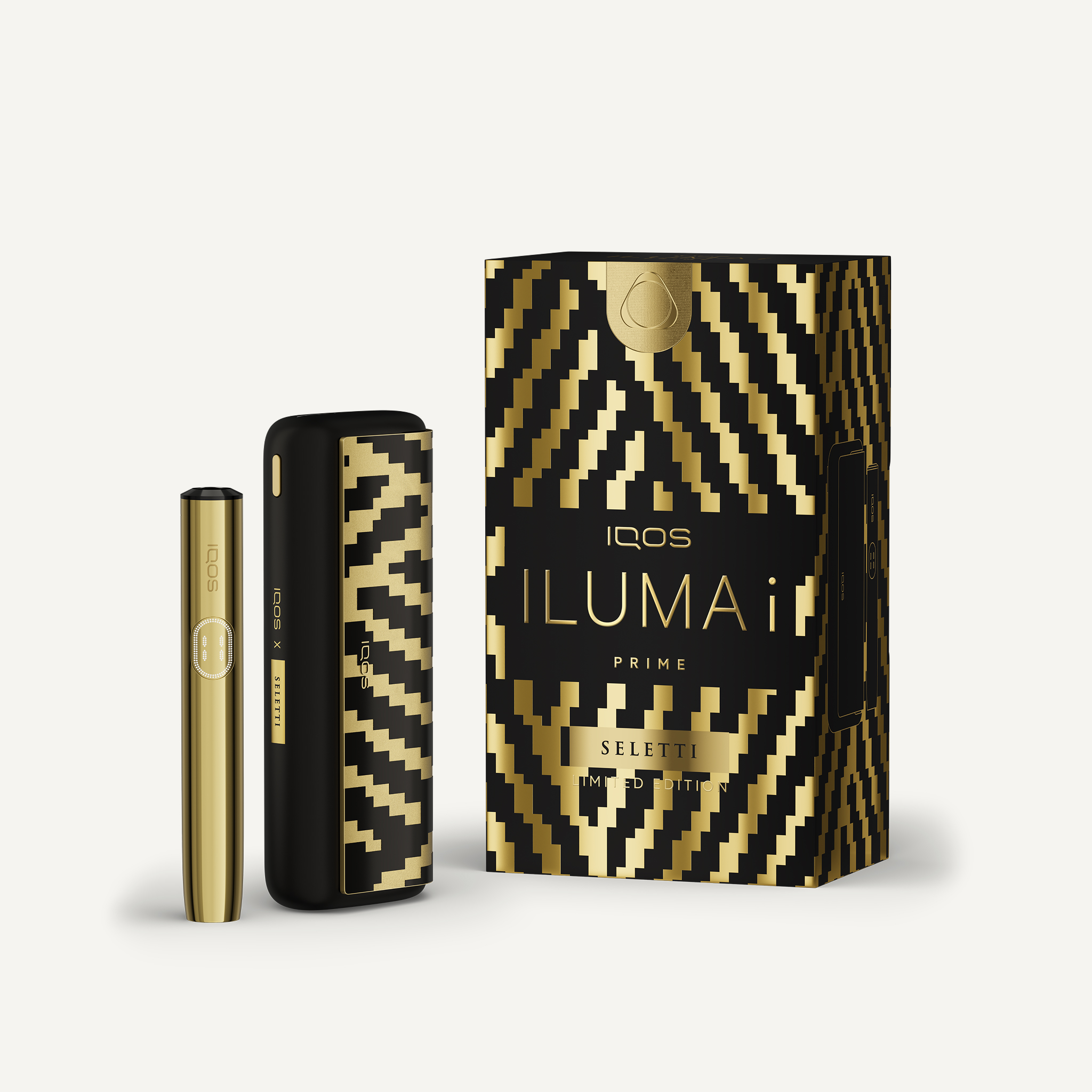 IQOS ILUMA i Prime Kit Seletti LE (أسود)