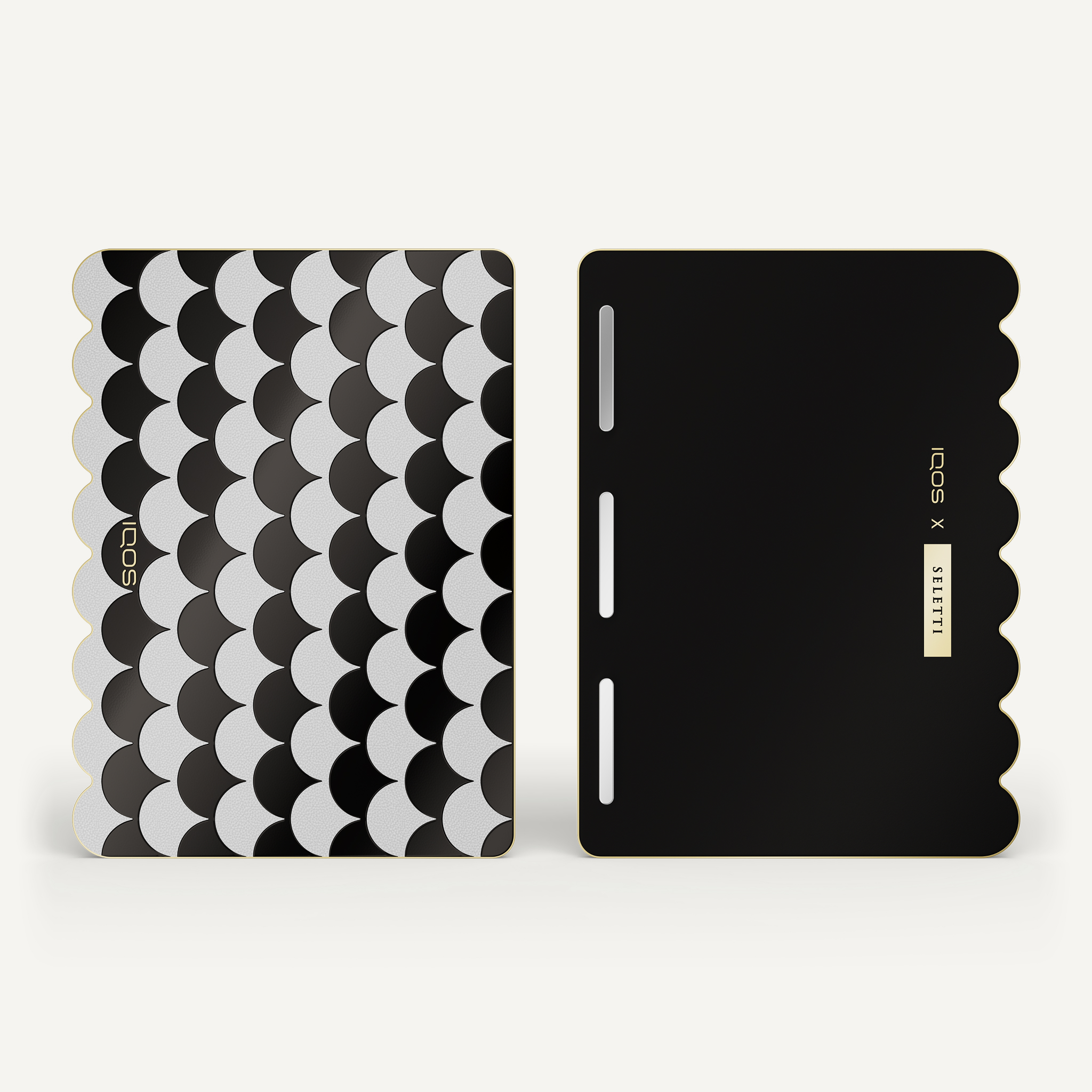 IQOS ILUMA Prime Wrap Cutout Scales Seletti (Black Gold)