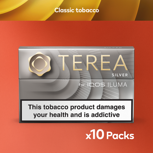 Buy TEREA Silver Bundle | 10 Packs - 200 Tobacco Sticks | IQOS UK