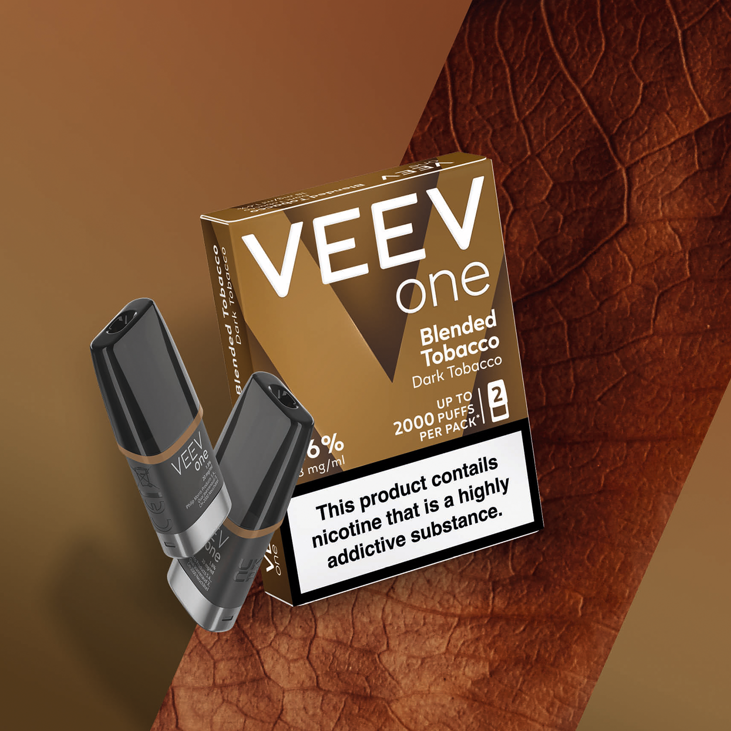VEEV One Blended Tobacco 2 pods pack (Blended Tobacco)
