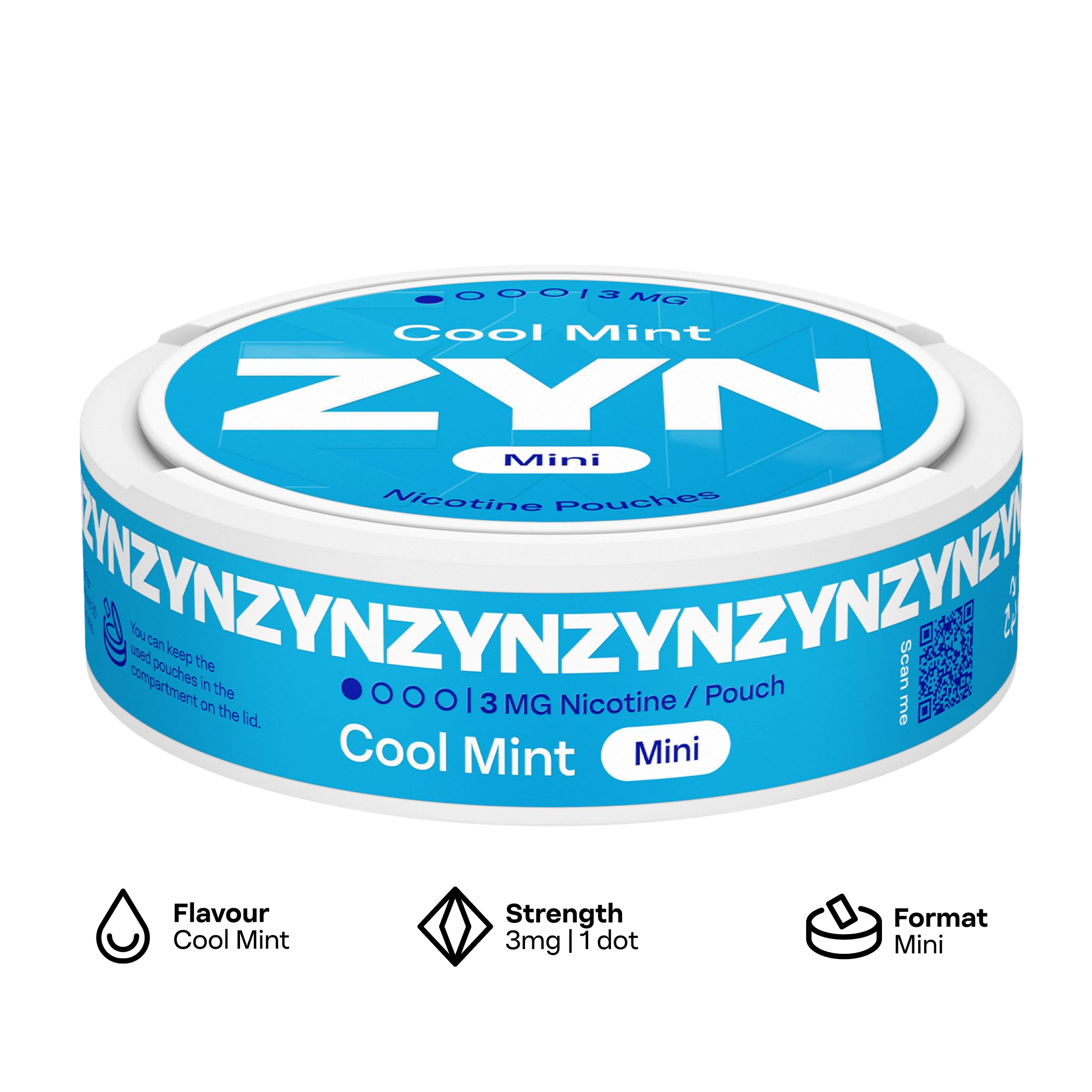 ZYN Cool Mint 3mg (COOL MINT)