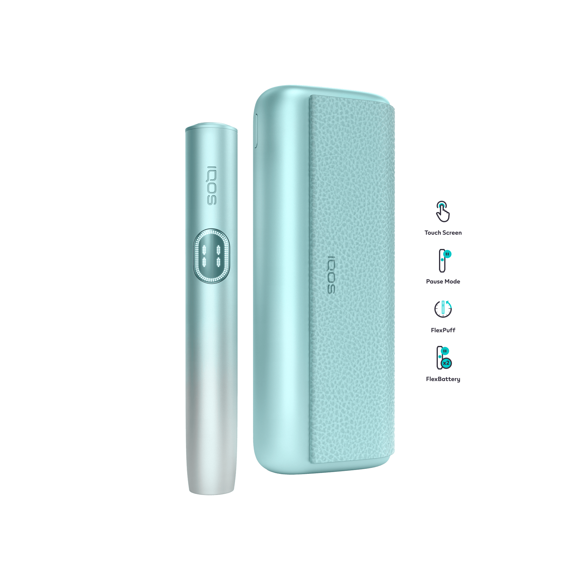 IQOS ILUMA i Prime Breeze Blue Kit (Breeze Blue)