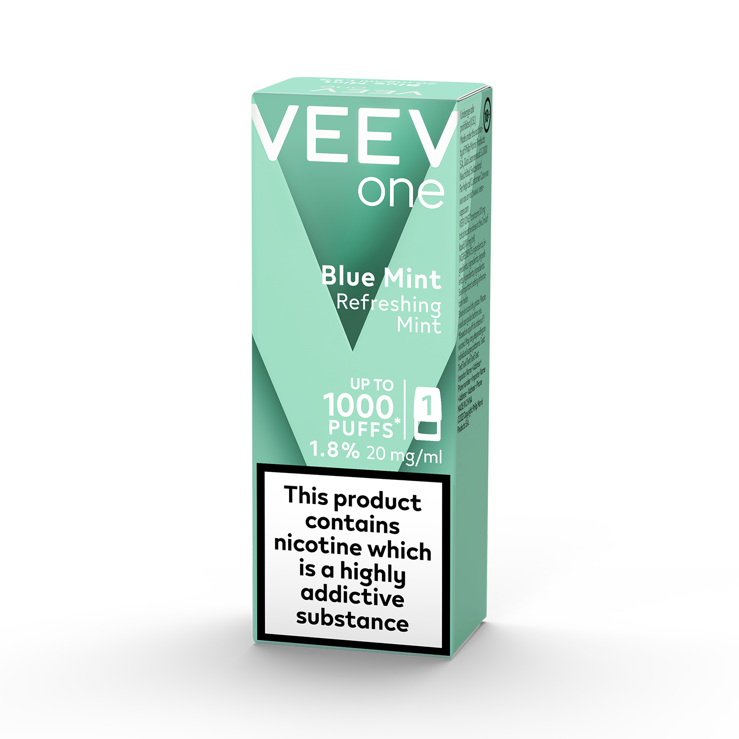 VEEV One Blue Mint 1.8% 1 pod pack (Blue Mint)
