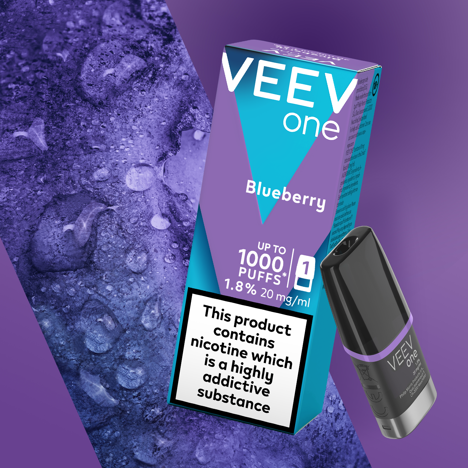 VEEV One Blueberry 1.8% 1 pod pack (Blueberry)
