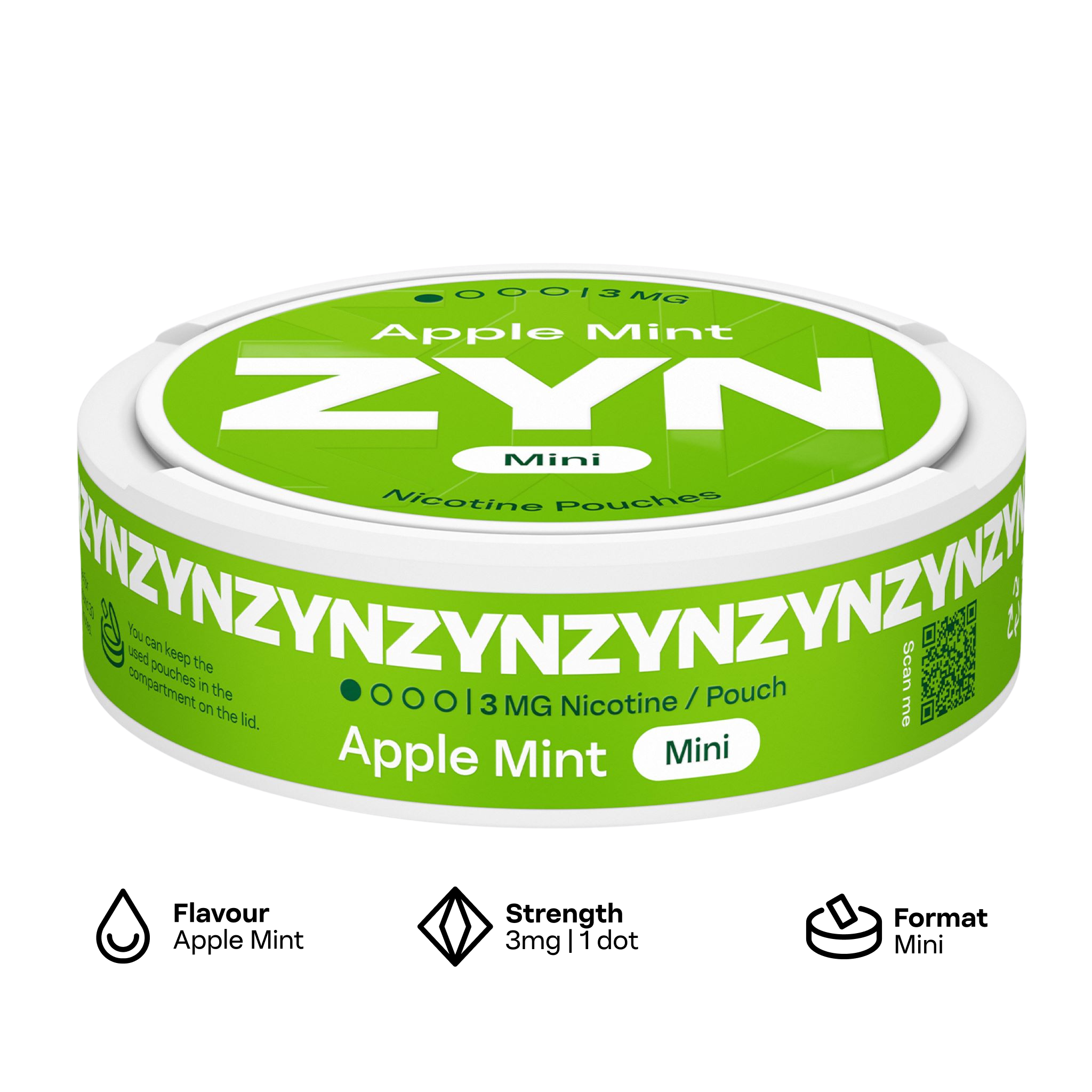 ZYN Apple Mint 3mg (Zyn Apple Mint)