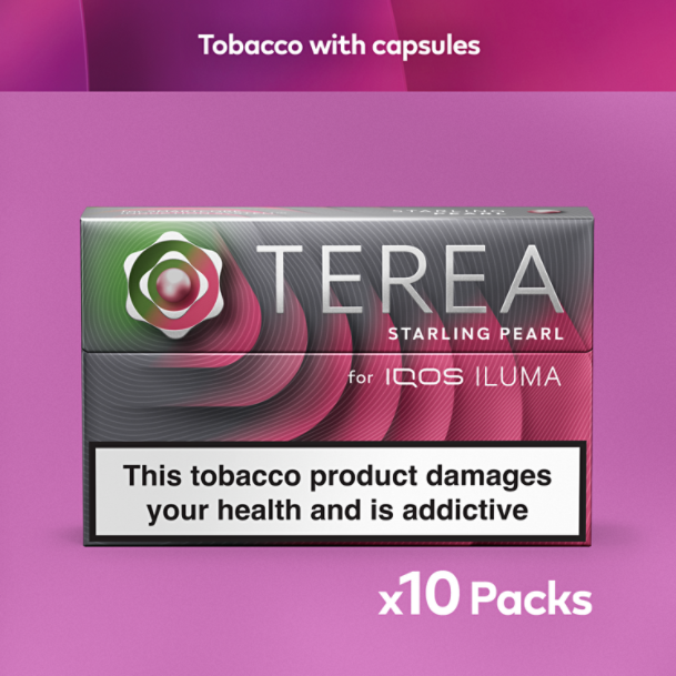 Buy TEREA Starling Pearl Bundle | 10 Packs - 200 Tobacco Sticks