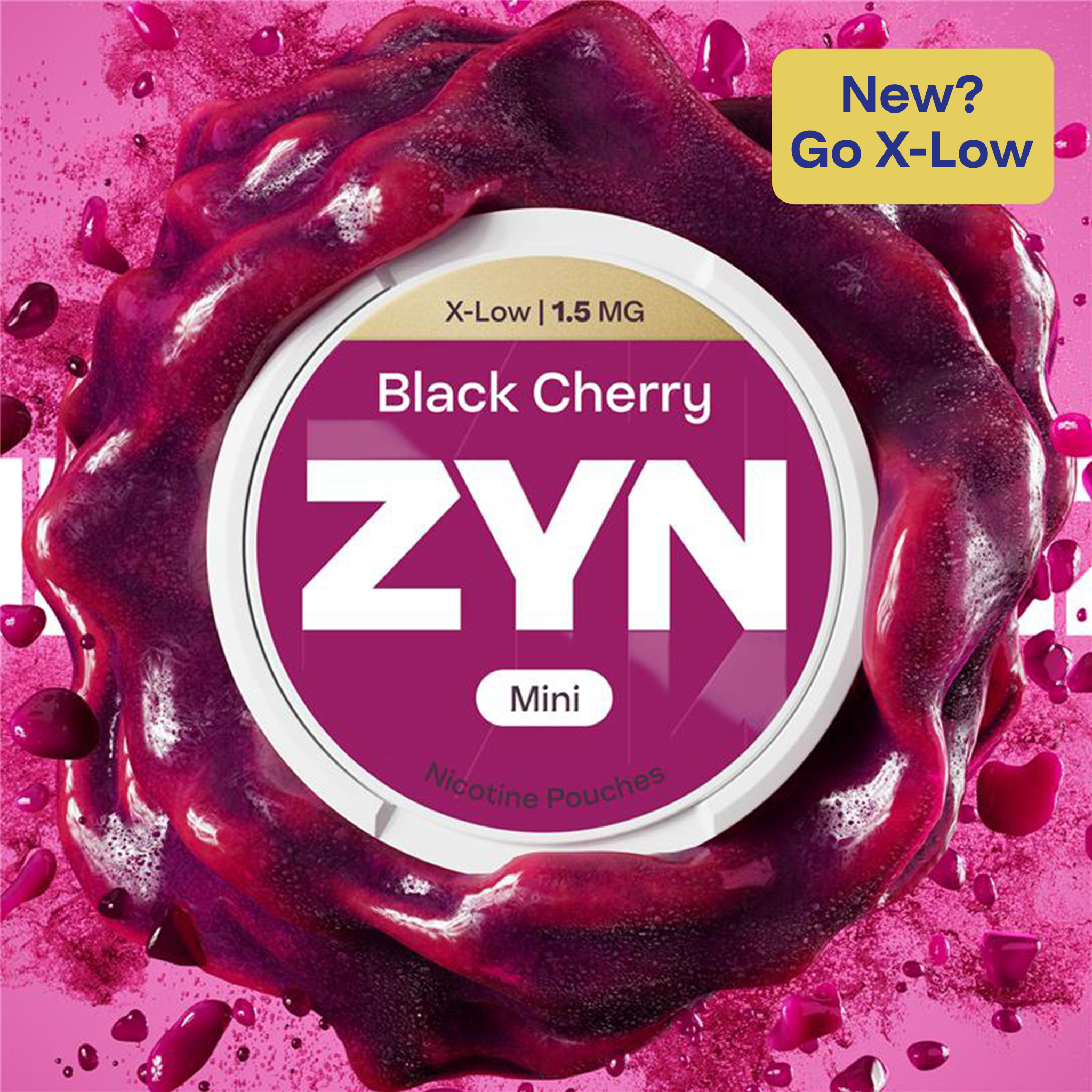 ZYN Black Cherry X-Low 1.5mg (Zyn Black Cherry)