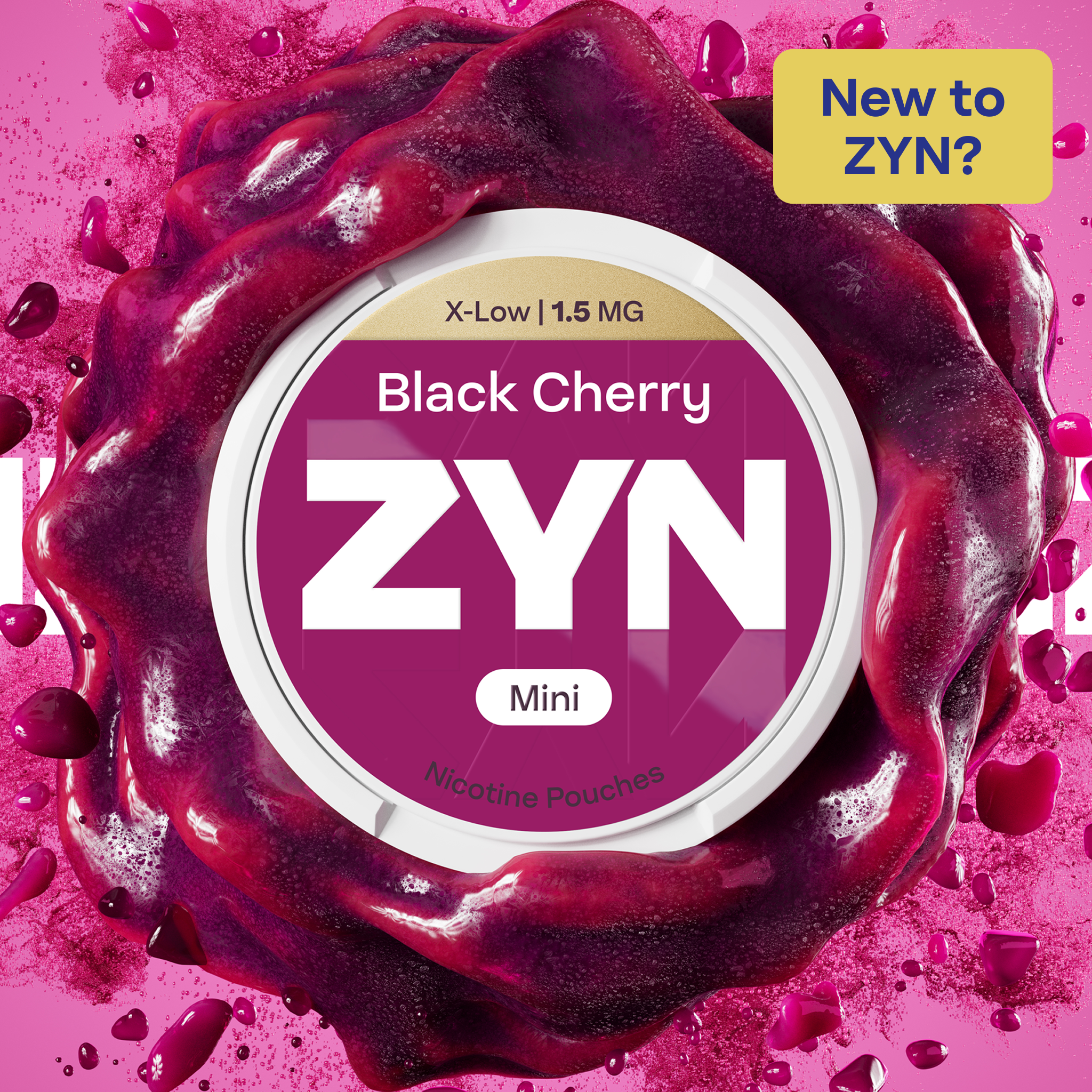 ZYN Black Cherry X-Low 1.5mg (Zyn Black Cherry)