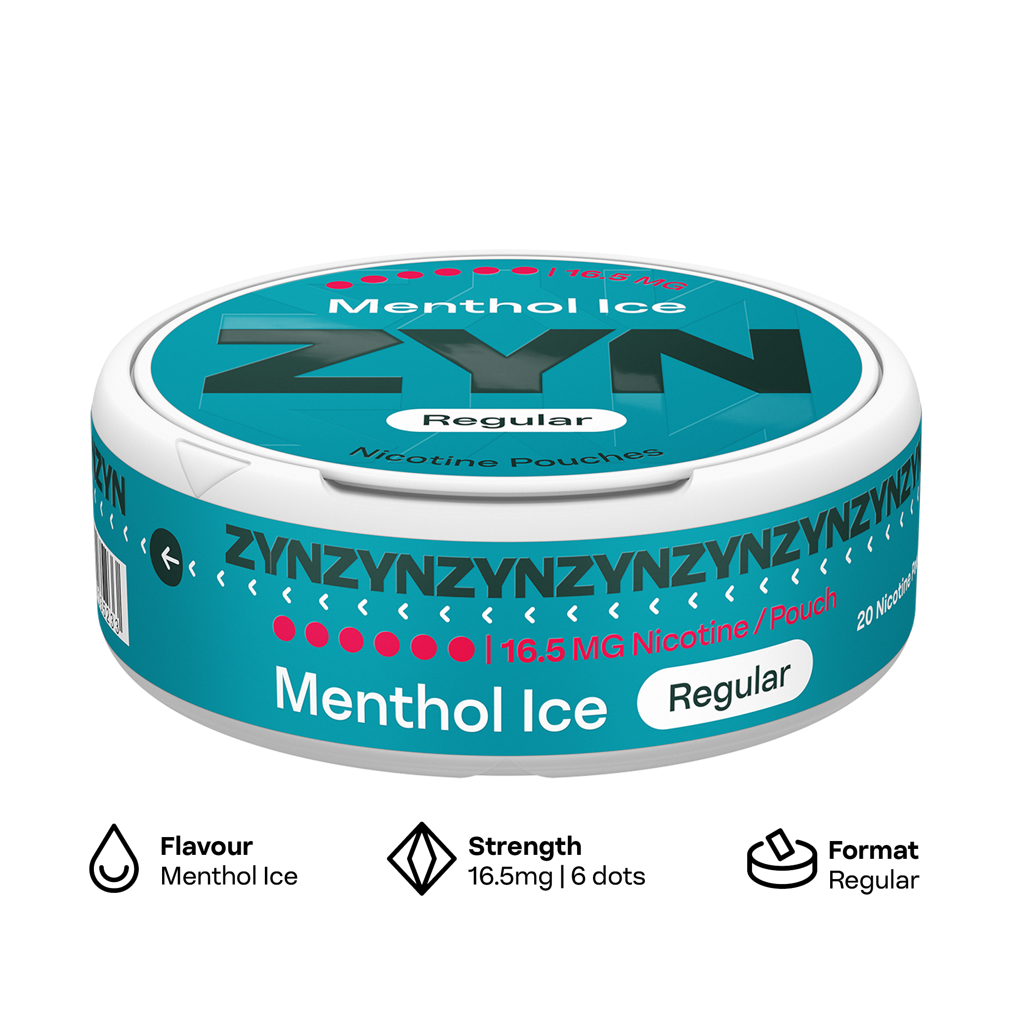 ZYN Menthol Ice 16.5mg (Menthol Ice)