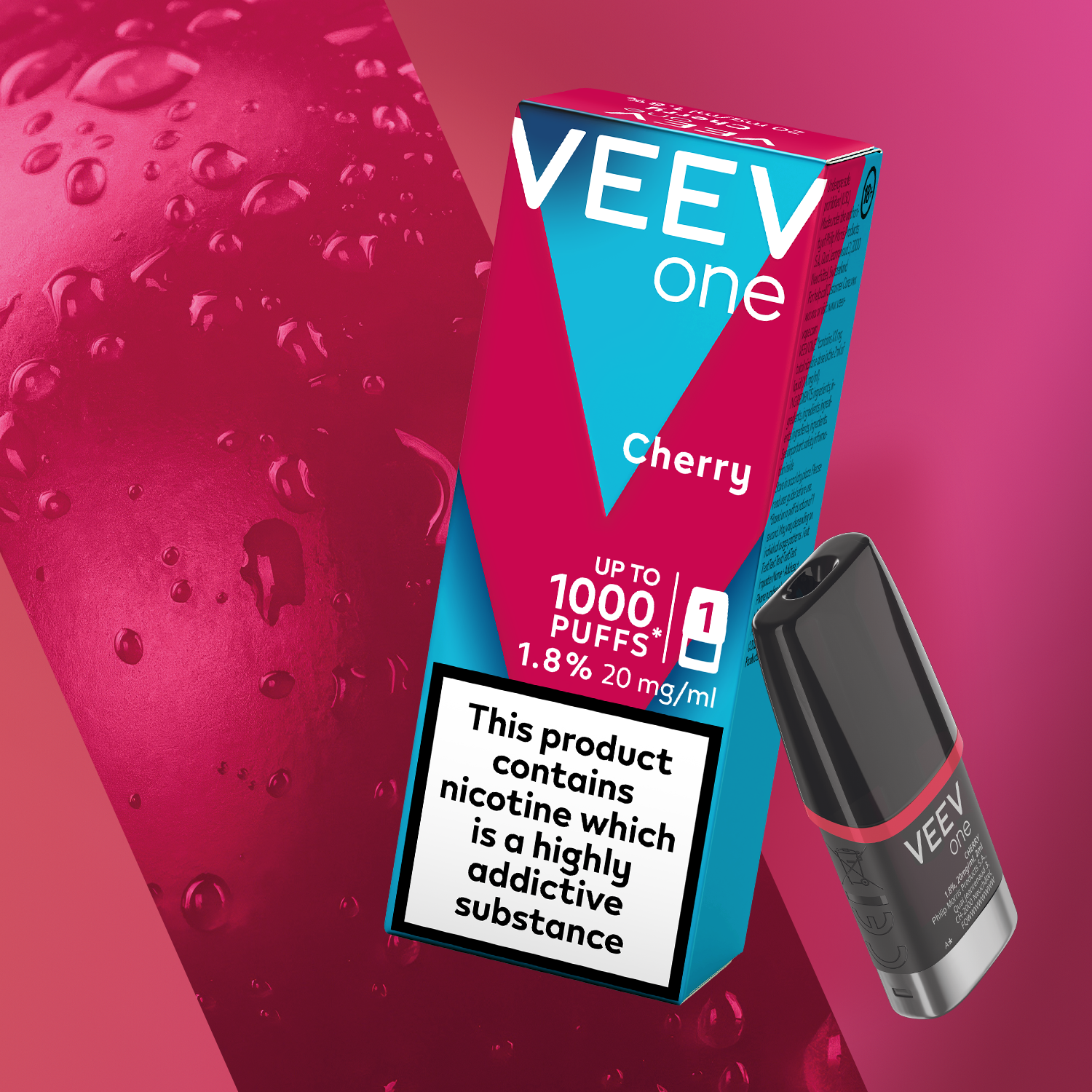 VEEV One Cherry 1.8% 1 Pod Pack (Cherry)