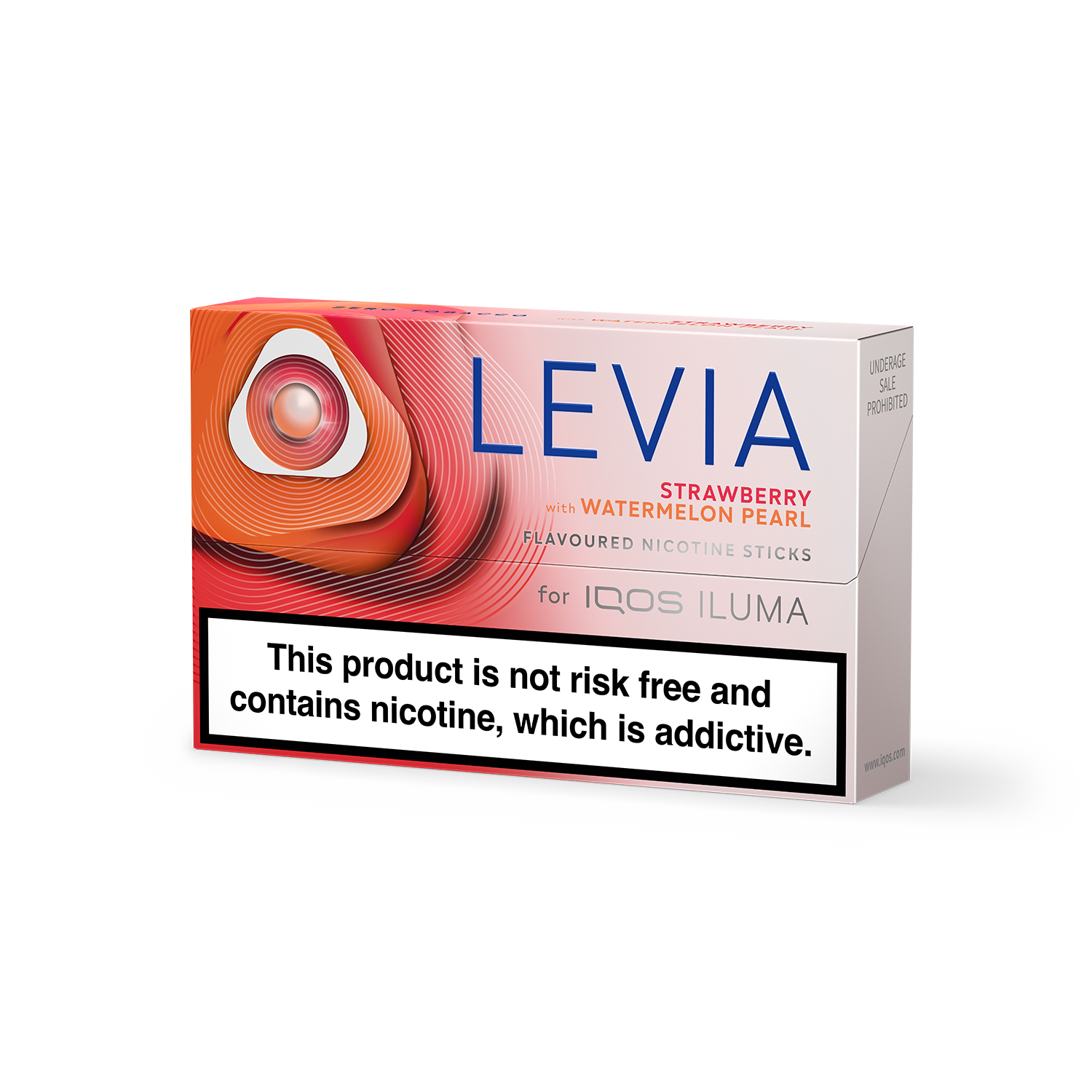 LEVIA Strawberry with Watermelon Pearl Pack (Zero Tobacco) (Strawberry with Watermelon Pearl)