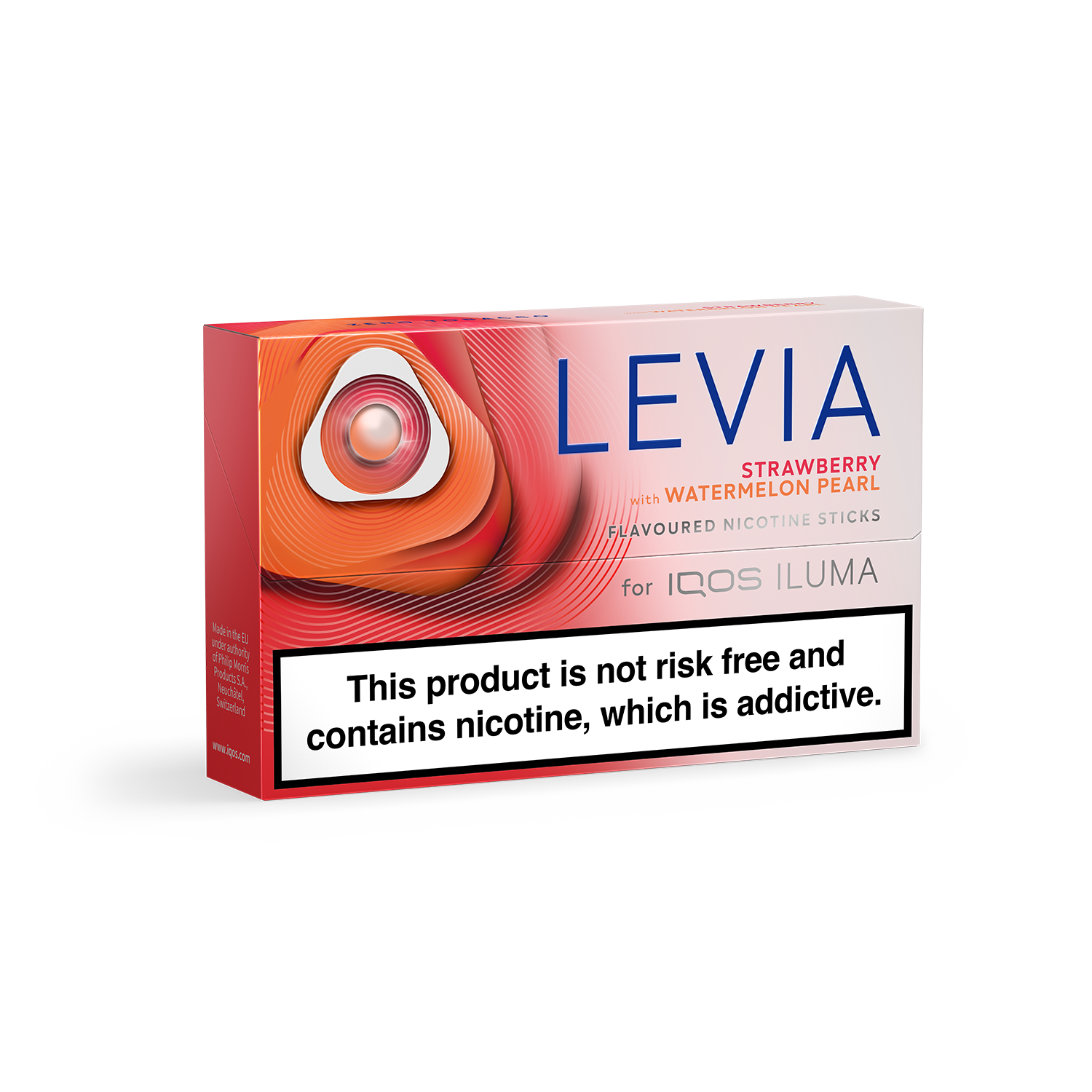LEVIA Strawberry with Watermelon Pearl Pack (Zero Tobacco) (Strawberry with Watermelon Pearl)