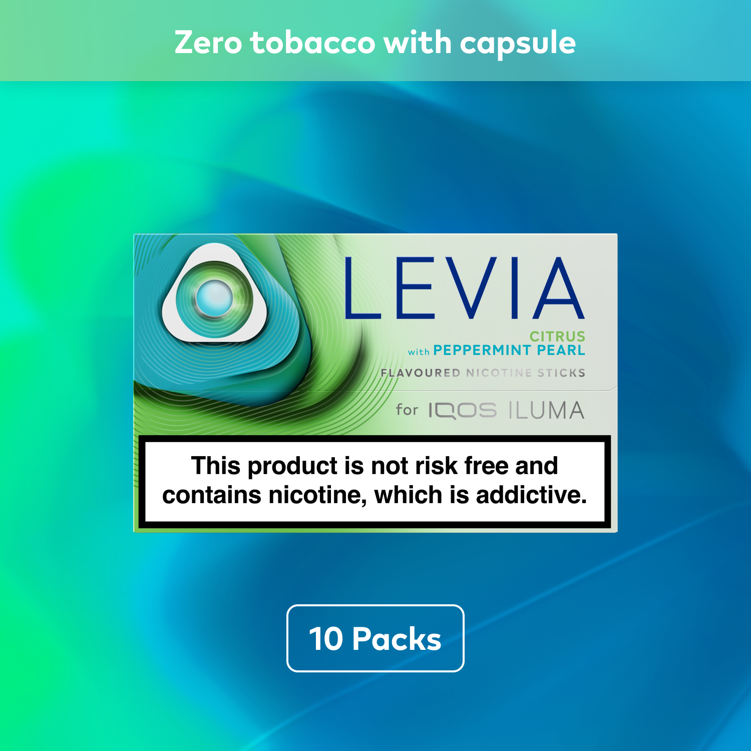 LEVIA Citrus with Peppermint Pearl (Zero Tobacco) (CITRUS)