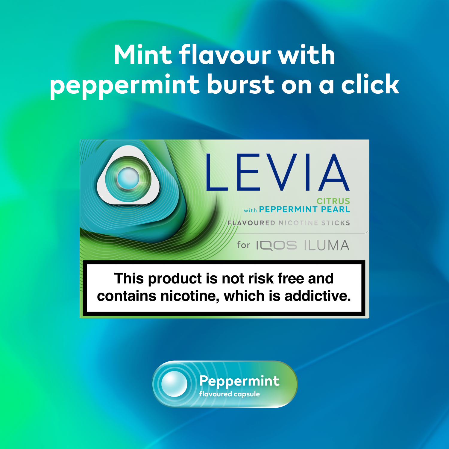 LEVIA Citrus with Peppermint Pearl (Zero Tobacco) (CITRUS)