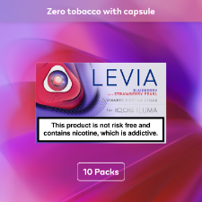 levia zero tobacco review Buy IQOS LEVIA Blueberry with Strawberry Pearl Bundle | 10 Packs