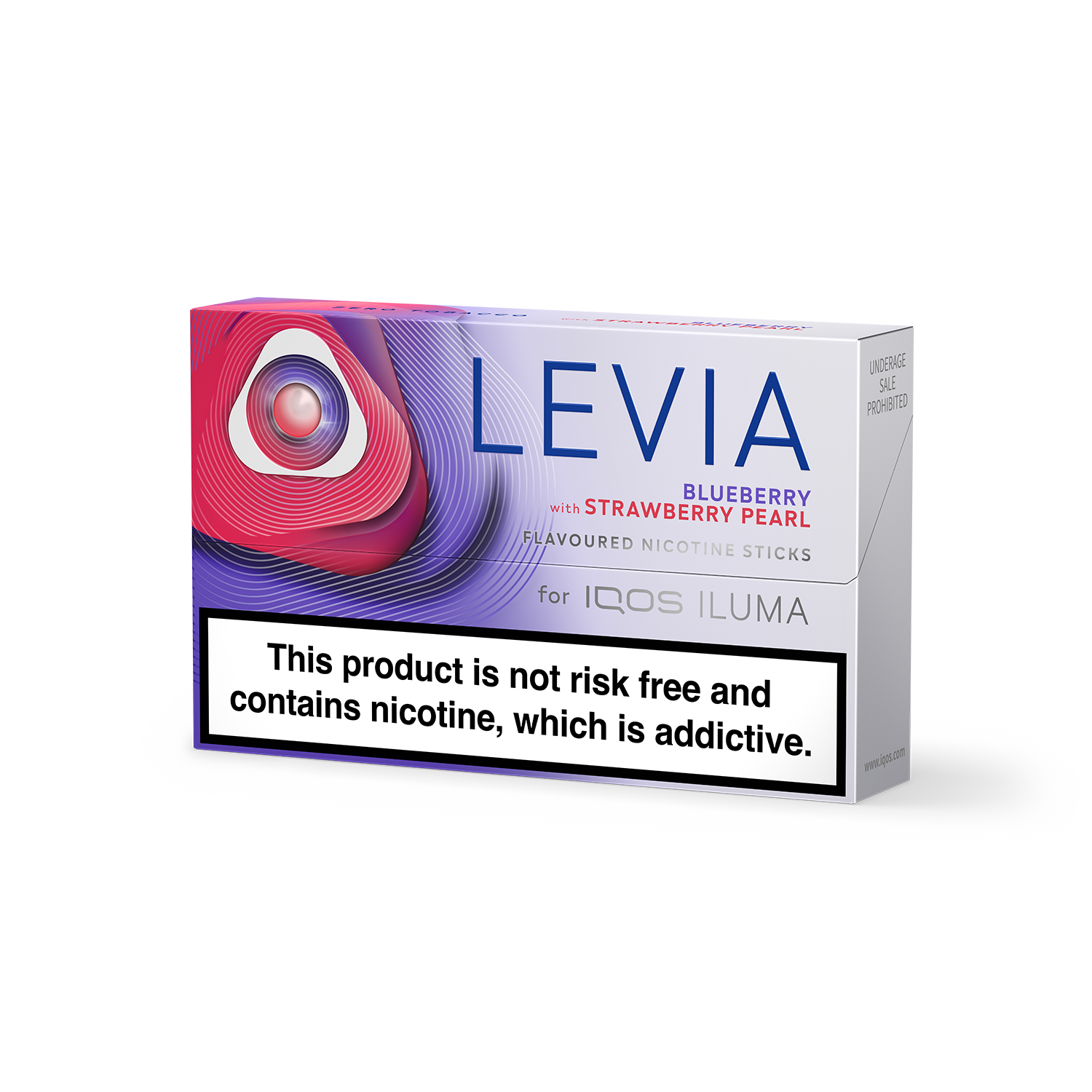 LEVIA Blueberry with Strawberry Pearl Pack (Zero Tobacco) (Blueberry with Strawberry Pearl)