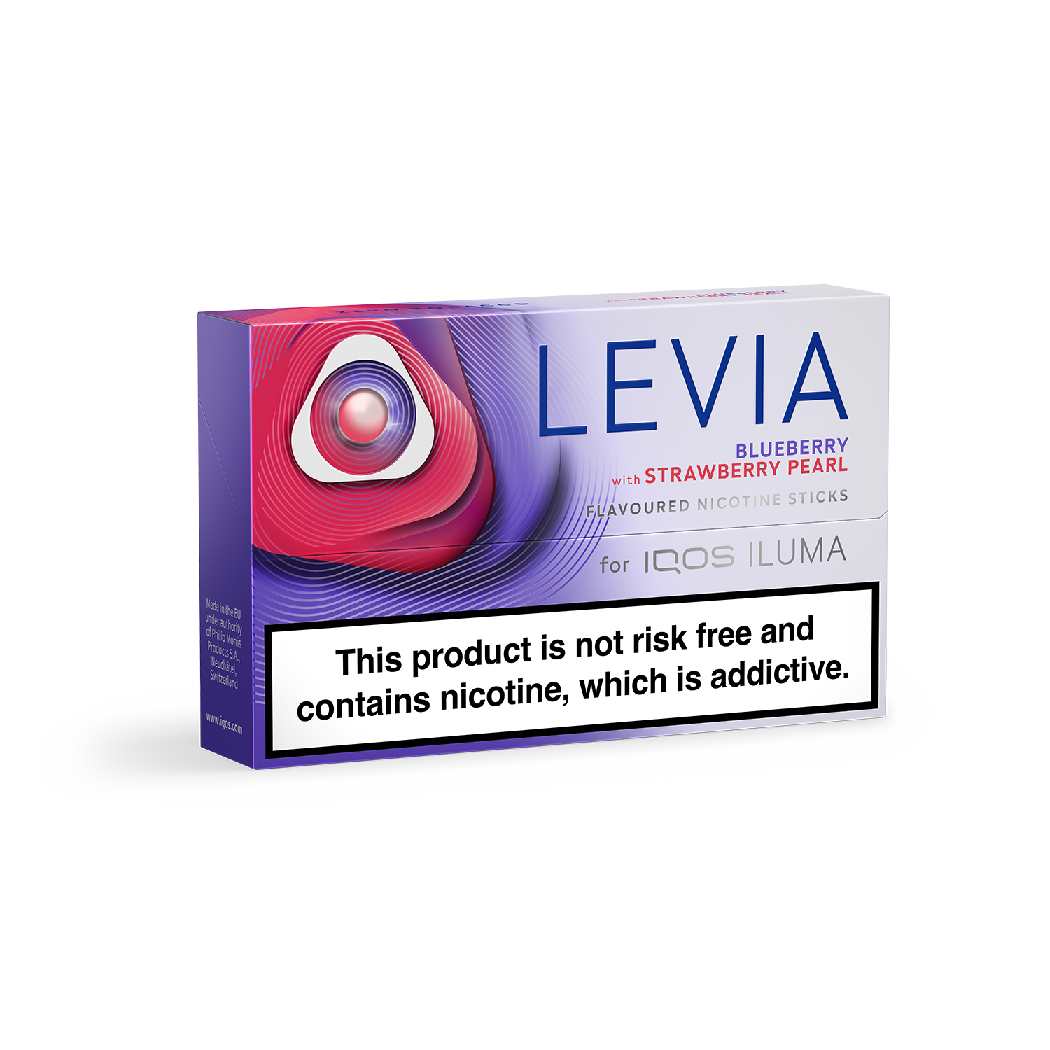 LEVIA Blueberry with Strawberry Pearl Pack (Zero Tobacco) (Blueberry with Strawberry Pearl)