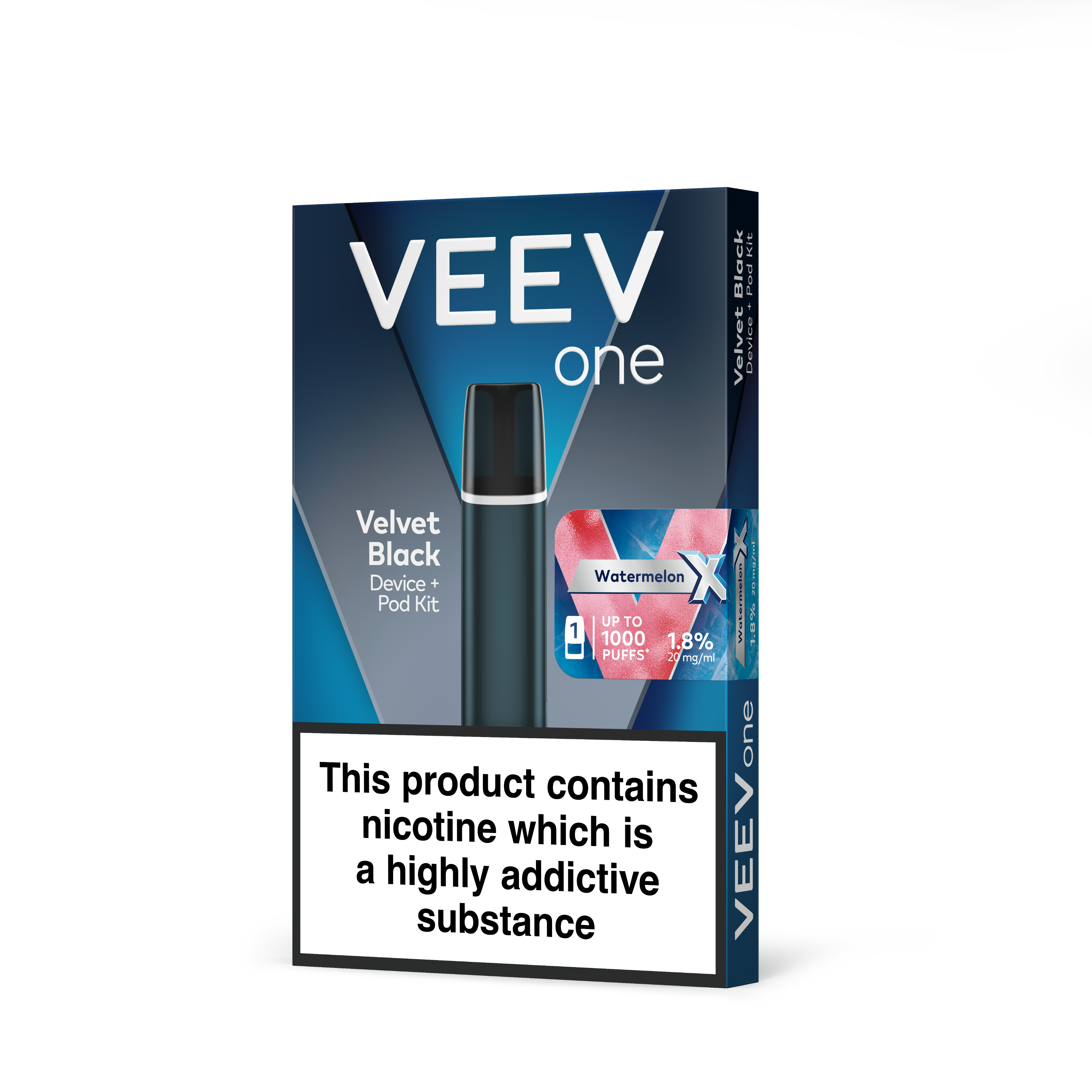 VEEV One Velvet Black with 1 Watermelon X 1.8% Pod