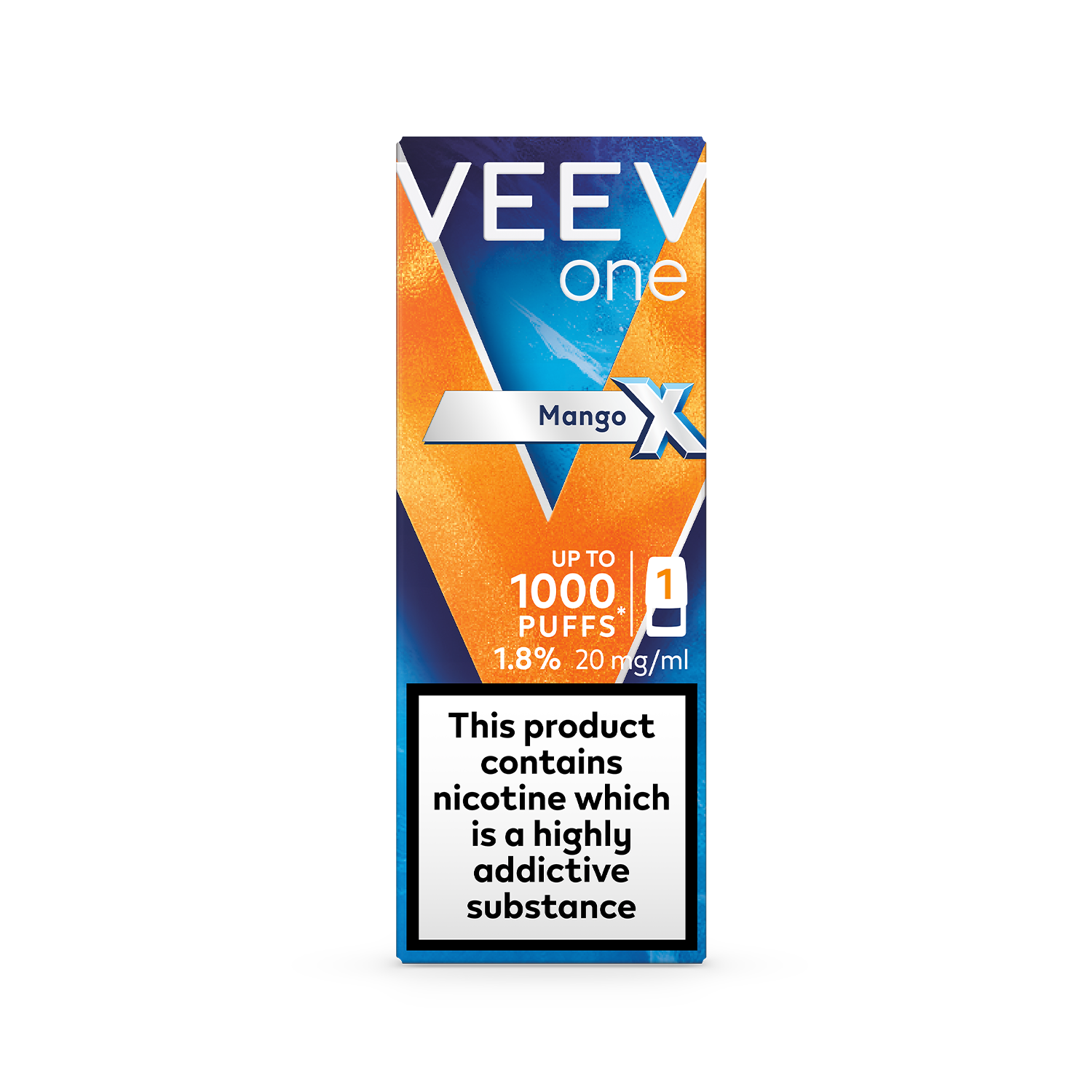 VEEV One Mango X 1.8% 1 pod pack (Mango X)