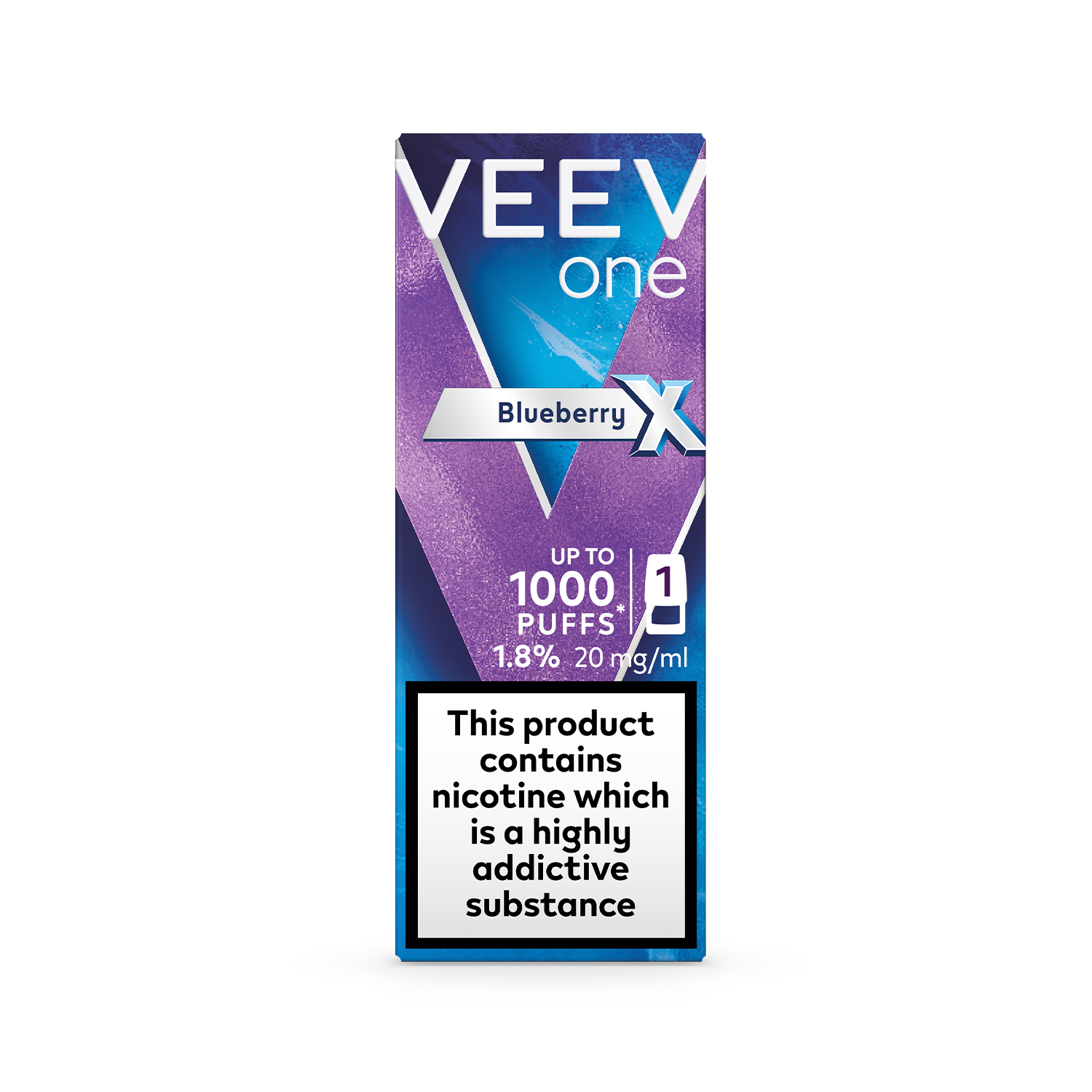 VEEV One Blueberry X 1.8% 1 pod pack (Blueberry X)