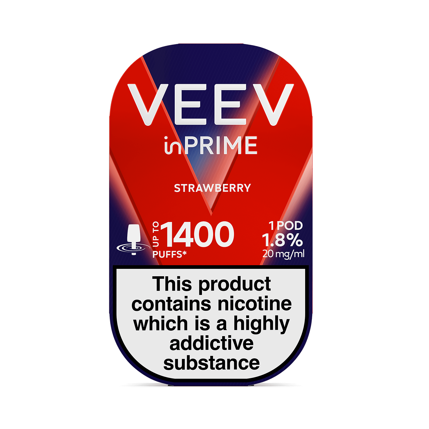 VEEV inPRIME Strawberry 1 pod pack (Strawberry)
