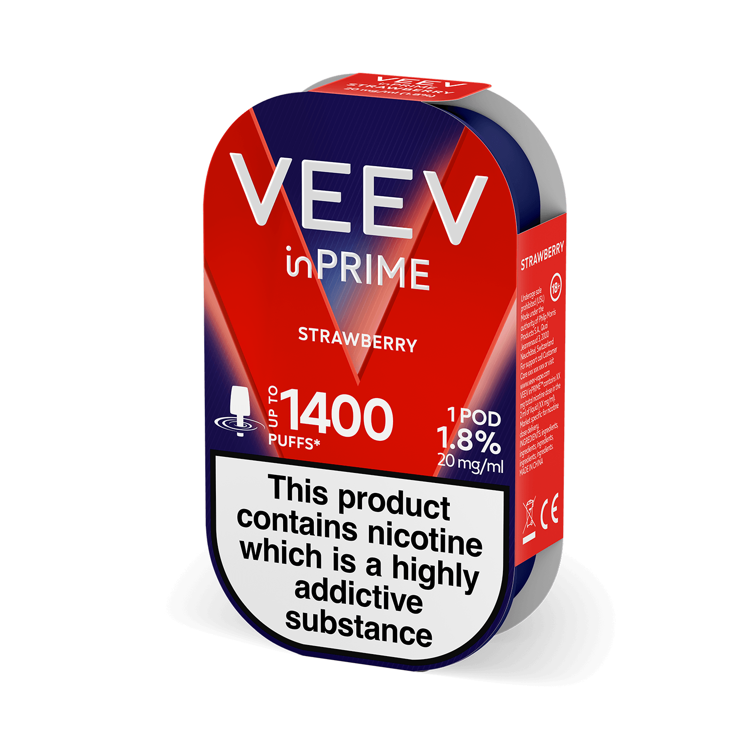 VEEV inPRIME Strawberry 1 pod pack (Strawberry)