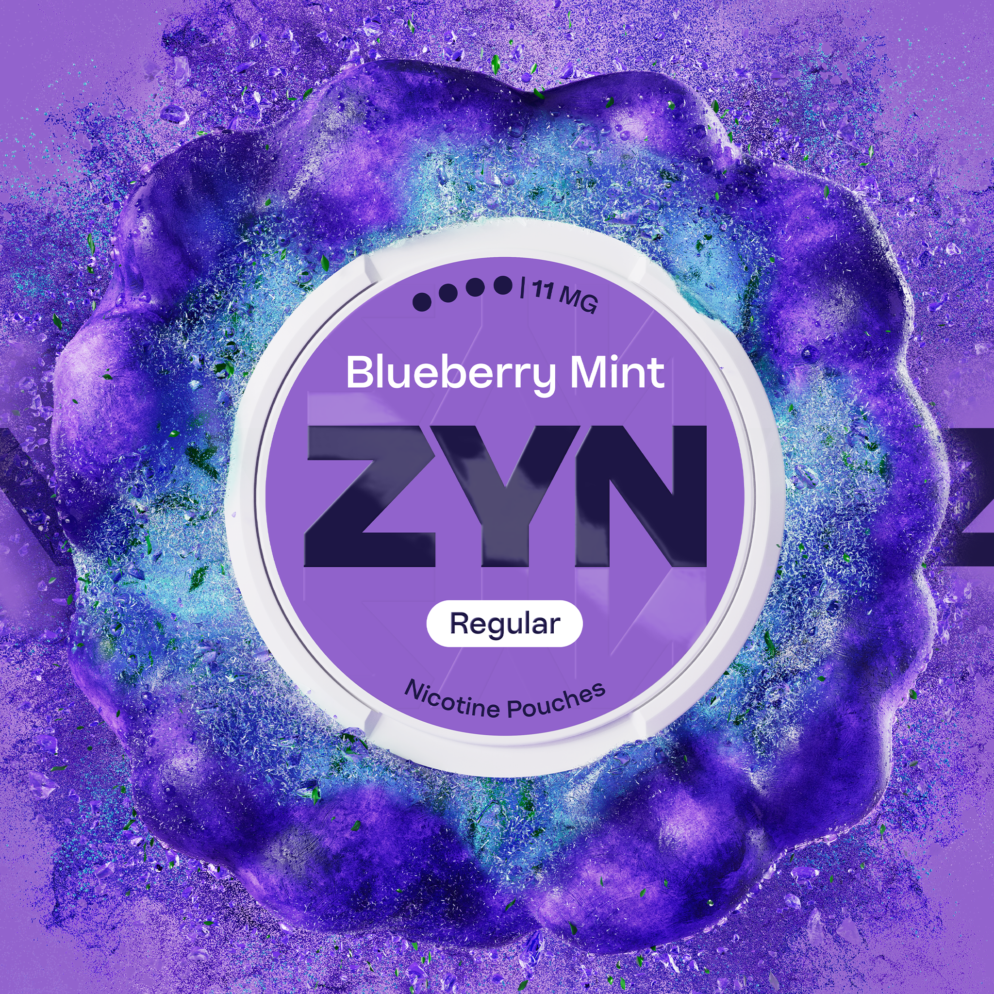 ZYN Blueberry Mint 11mg (Blueberry)