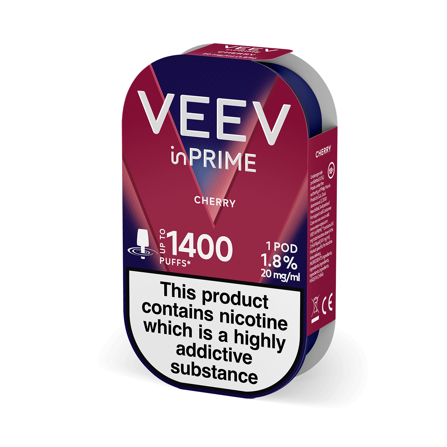 VEEV inPRIME Cherry 1 pod pack (Cherry)