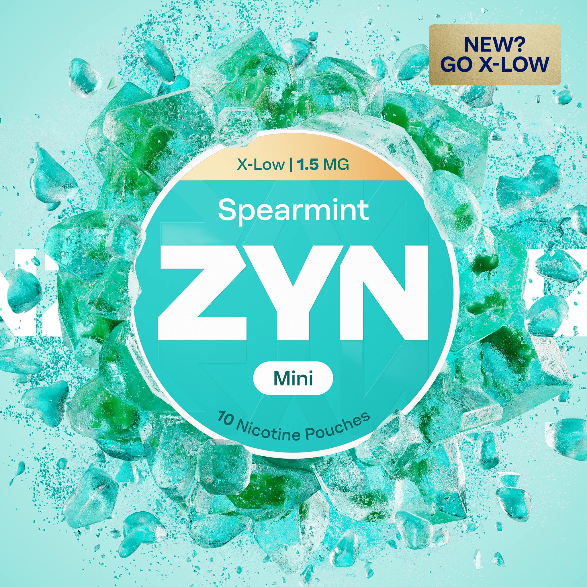 ZYN Spearmint Mini X-Low 1.5mg (SPEARMINT)