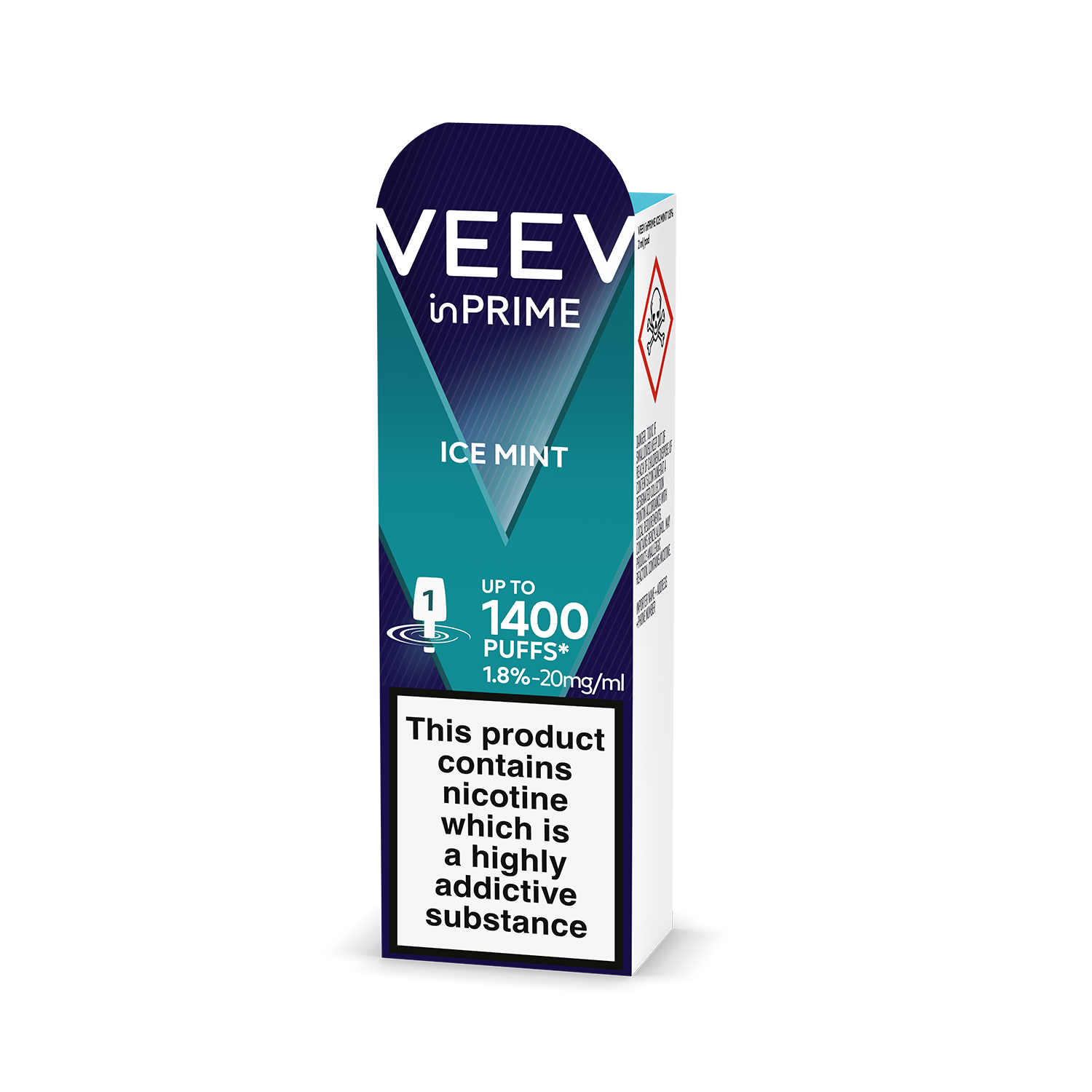 VEEV inPRIME Ice Mint 1.8% 1 pod Pack (Ice Mint)