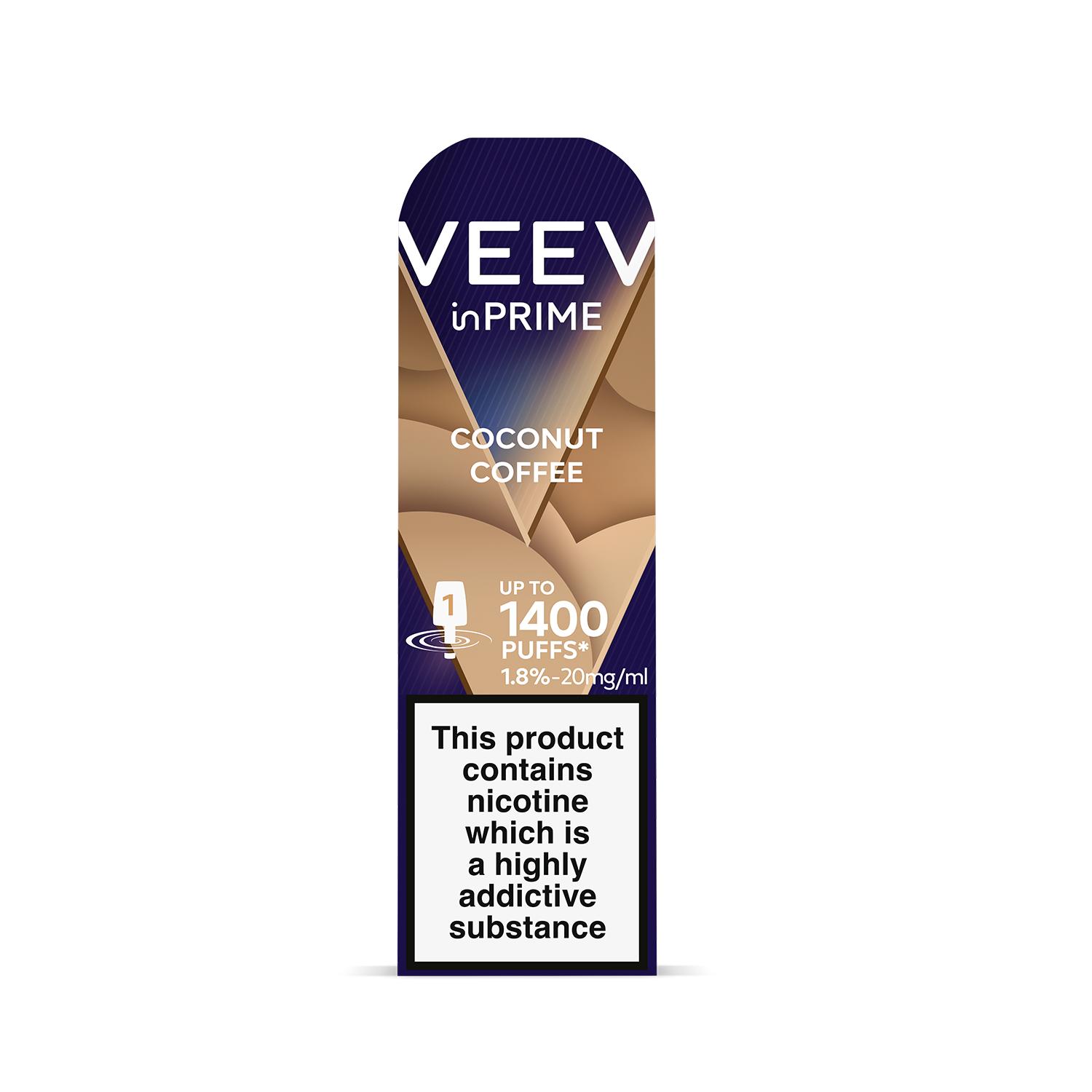 VEEV inPRIME Coconut Coffee 1.8% 1 pod Pack (Coconut Coffee)