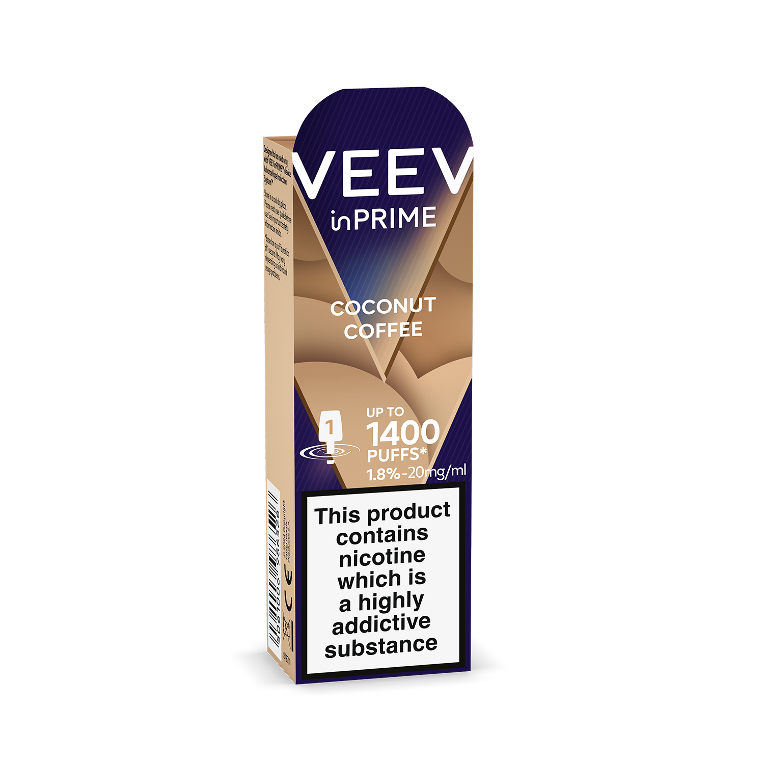 VEEV inPRIME Coconut Coffee 1.8% 1 pod Pack (Coconut Coffee)