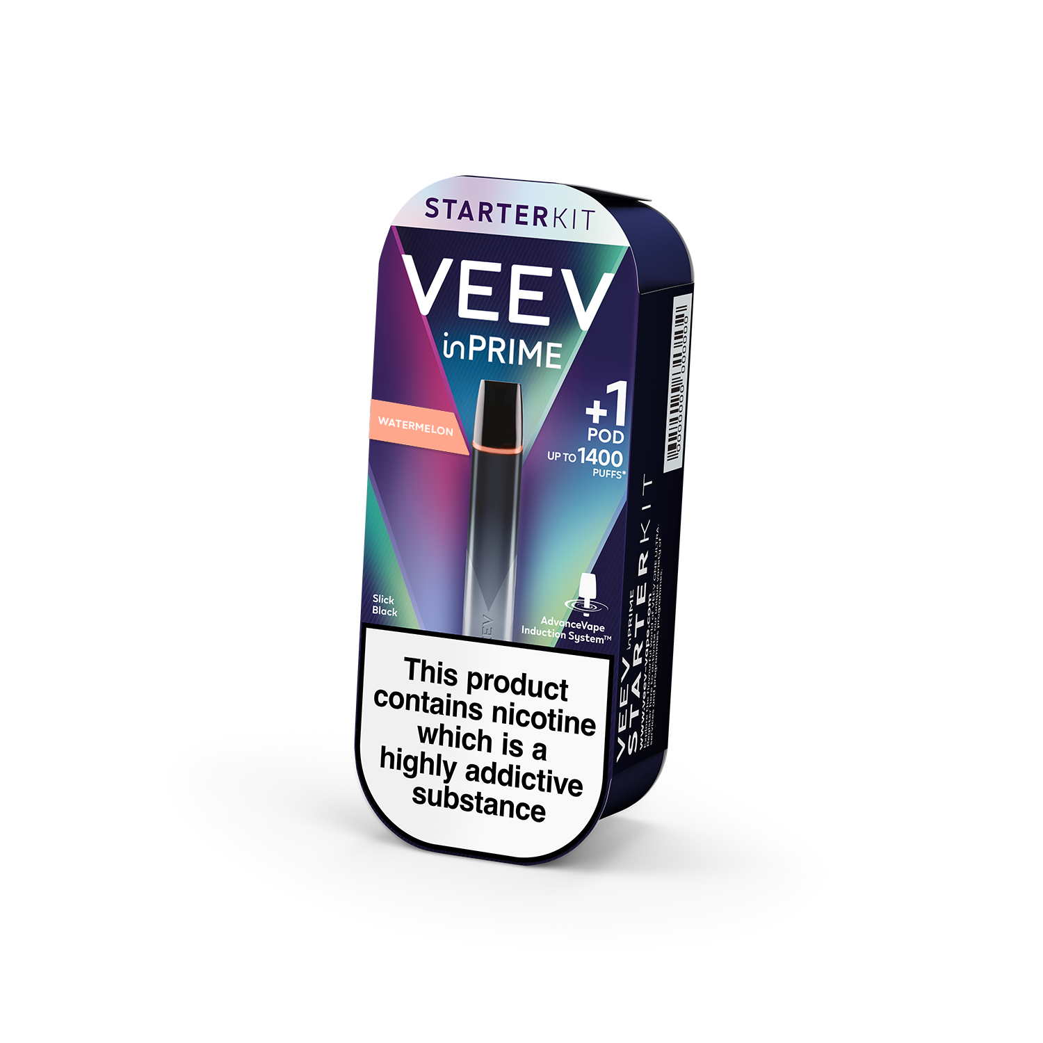 VEEV inPRIME Starter Kit Black with 1 Watermelon Pod