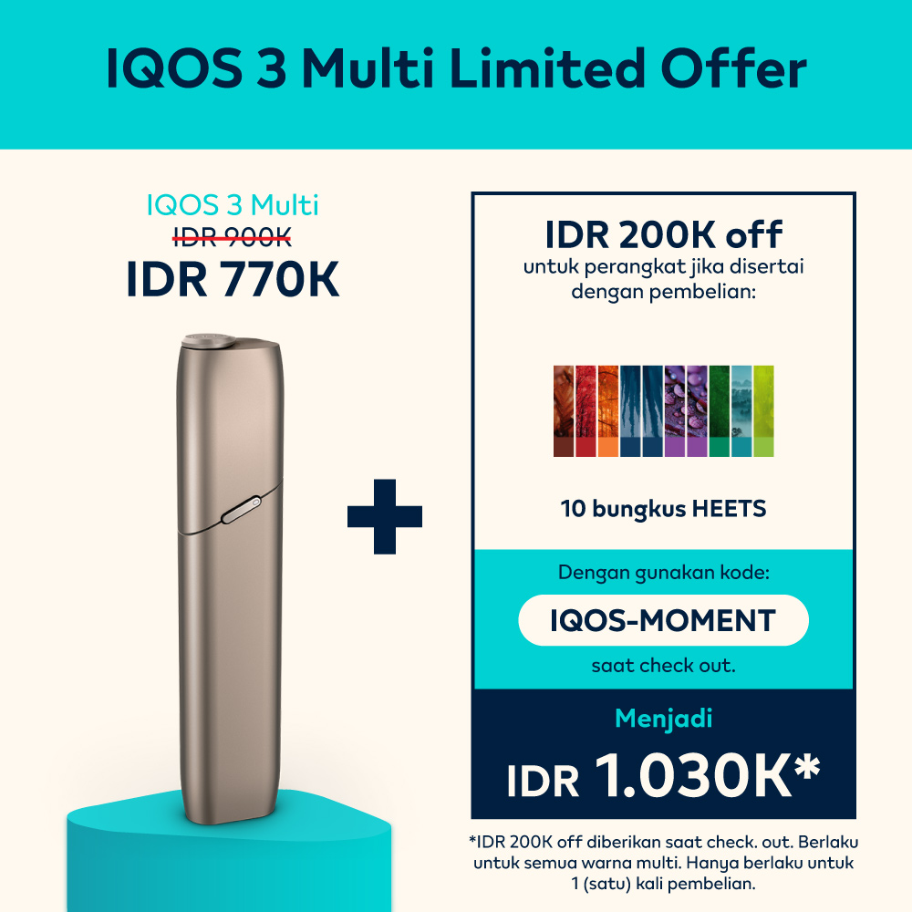 IQOS 3 MULTI Kit | IQOS Indonesia