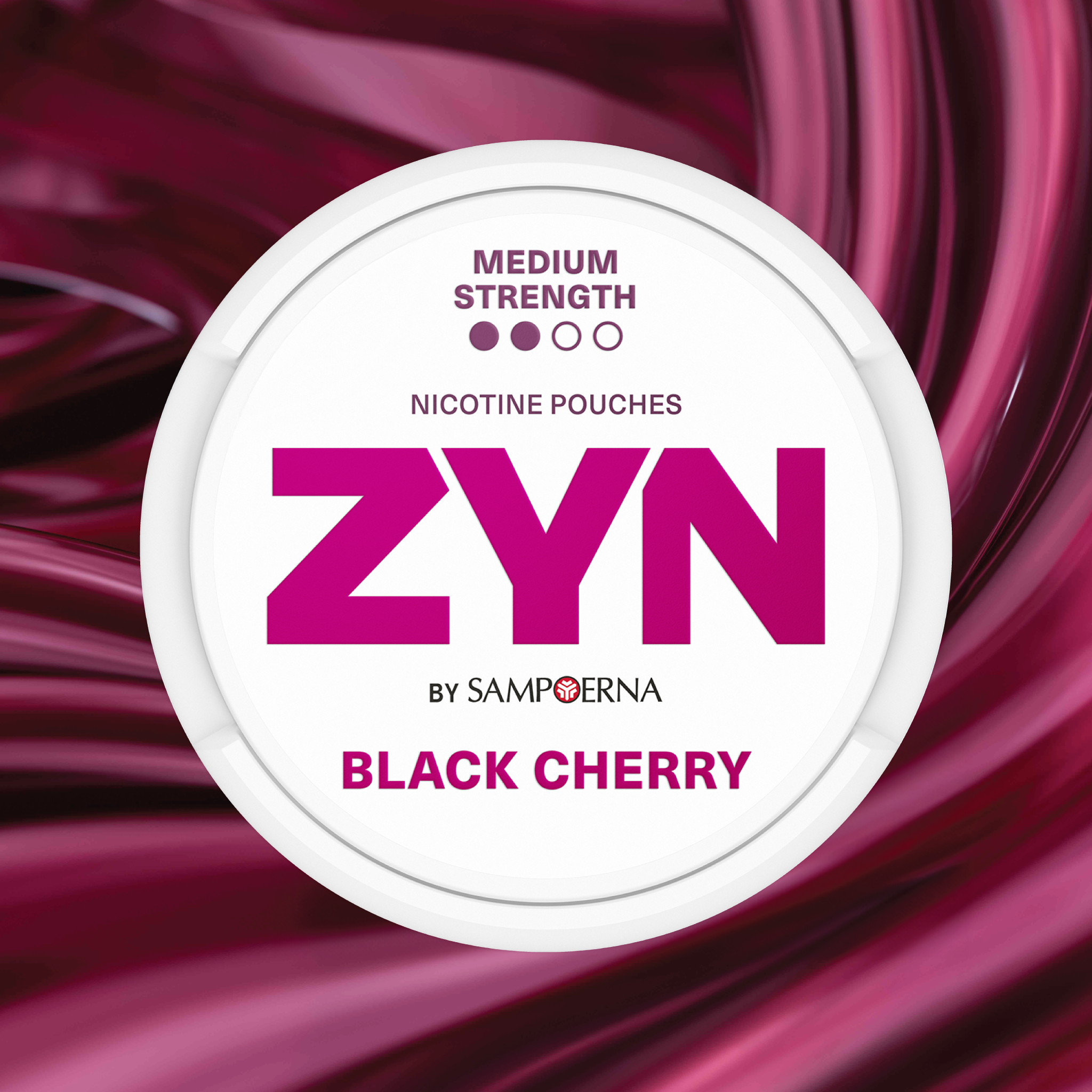 ZYN BLACK CHERRY MINI MEDIUM CAN (Zyn Black Cherry)