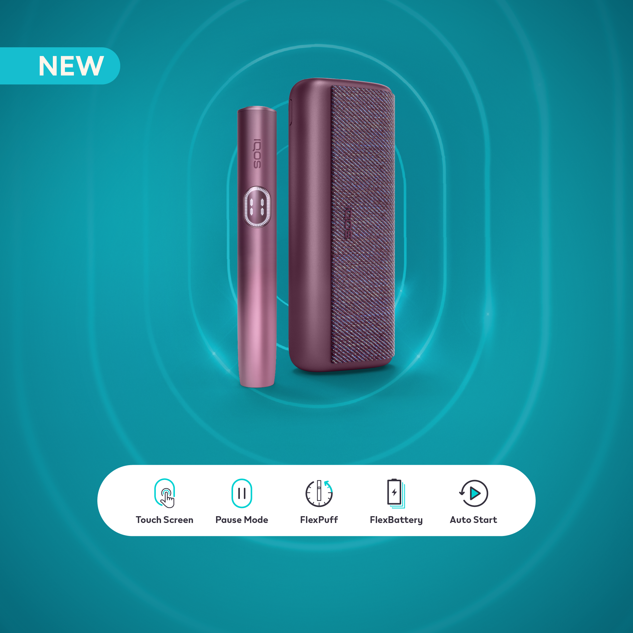 IQOS ILUMA i Prime Garnet Red Kit (PRIME GARNET RED)