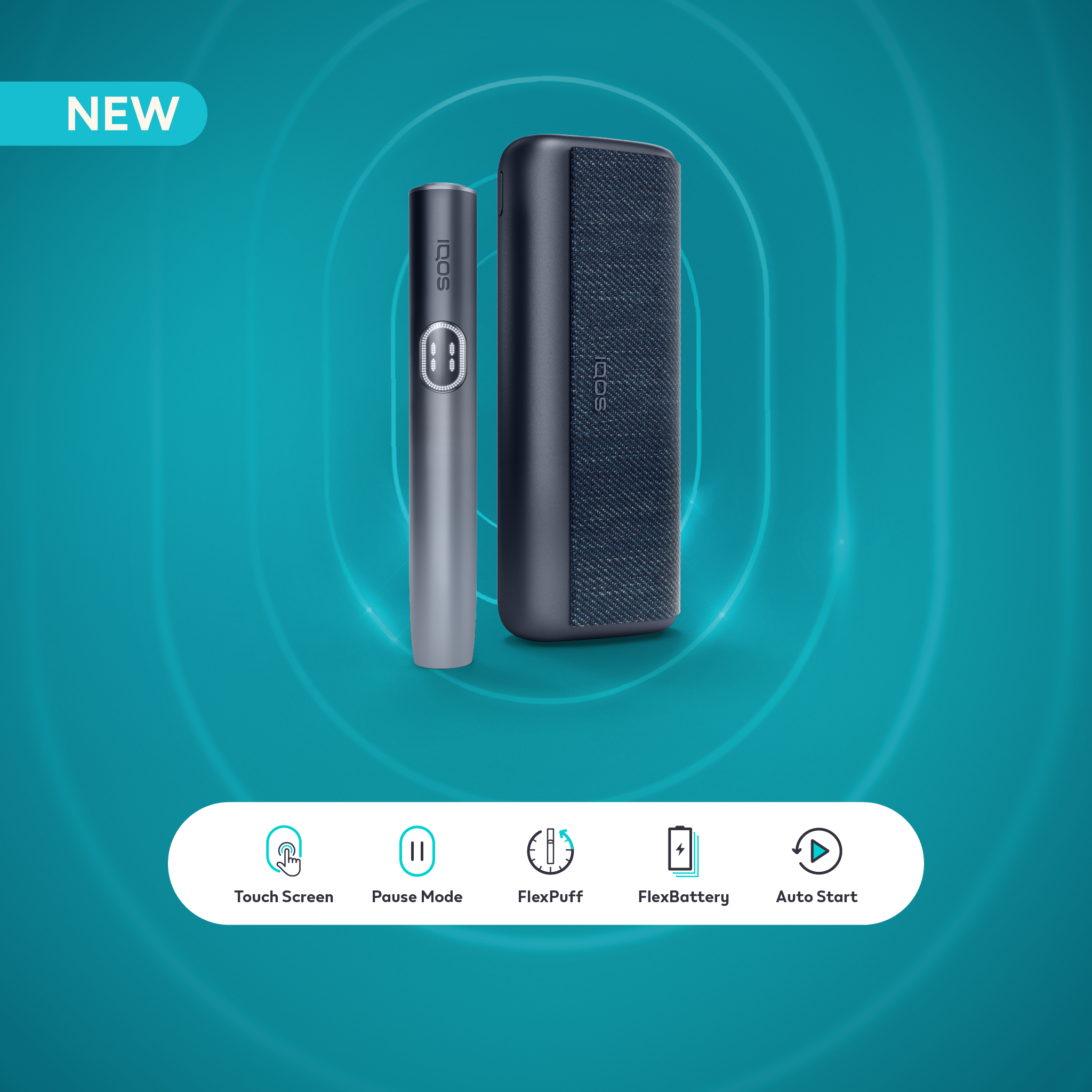 IQOS ILUMA i Prime Midnight Black Kit (Midnight Black)