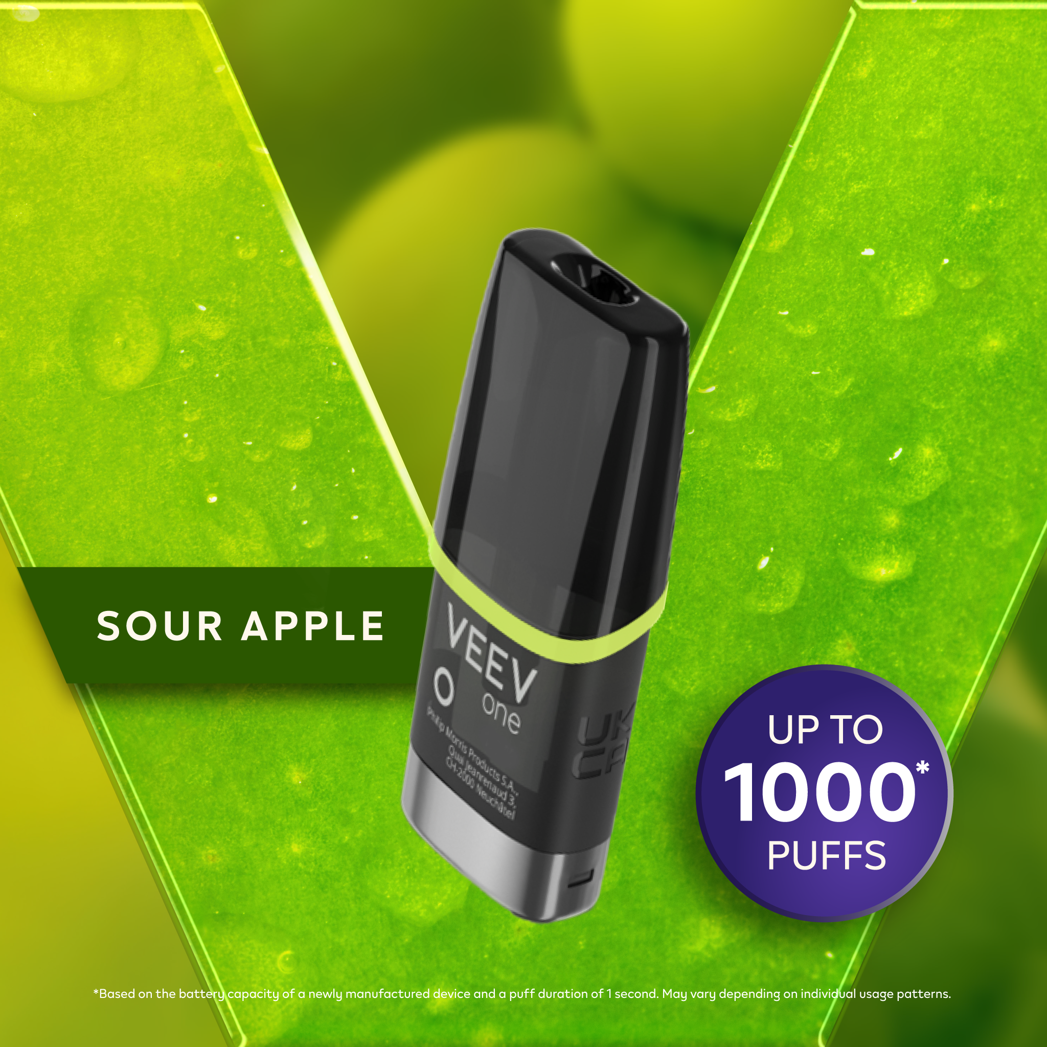 VEEV One Sour Apple (Sour Apple)