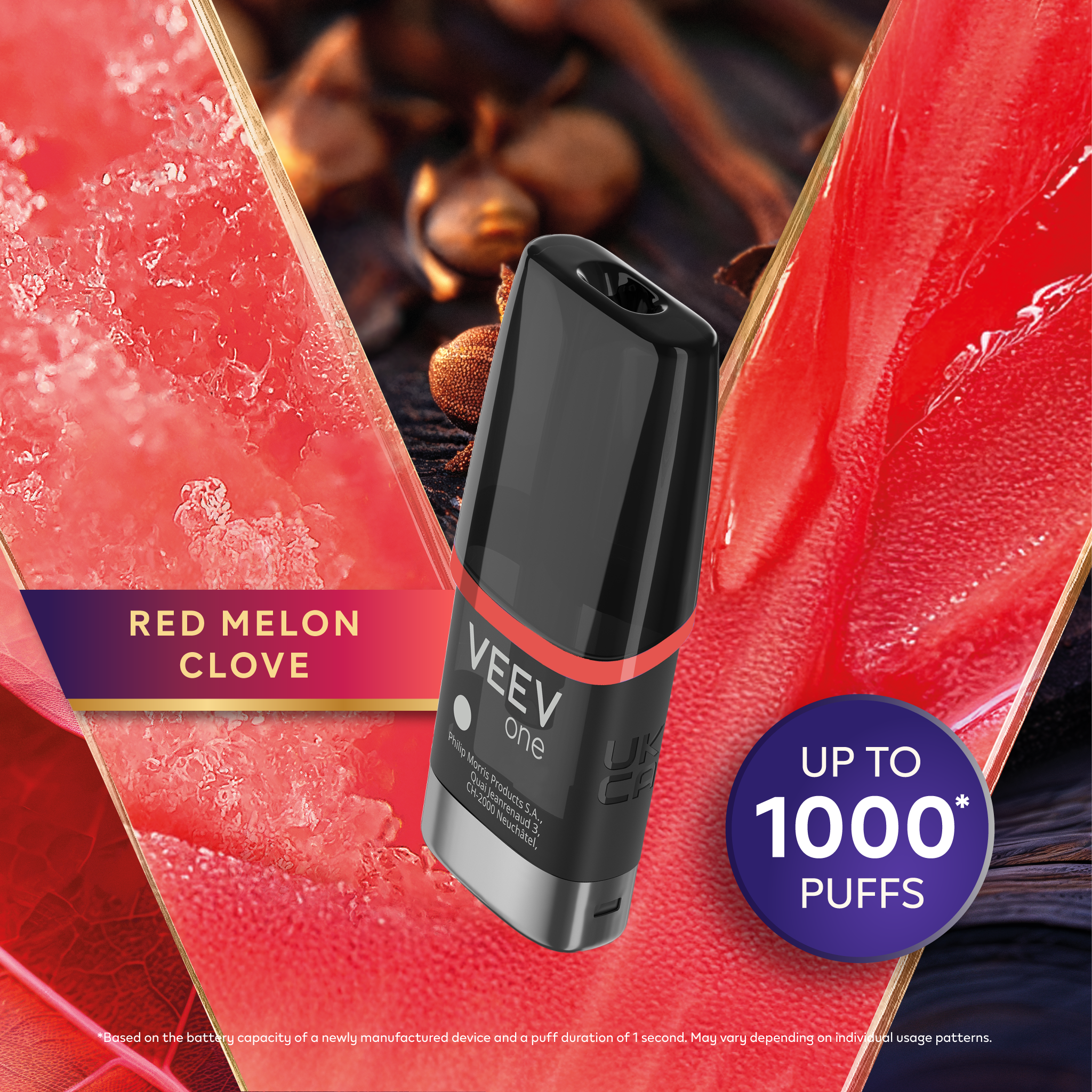 VEEV One Red Melon Clove (Red Melon Clove)