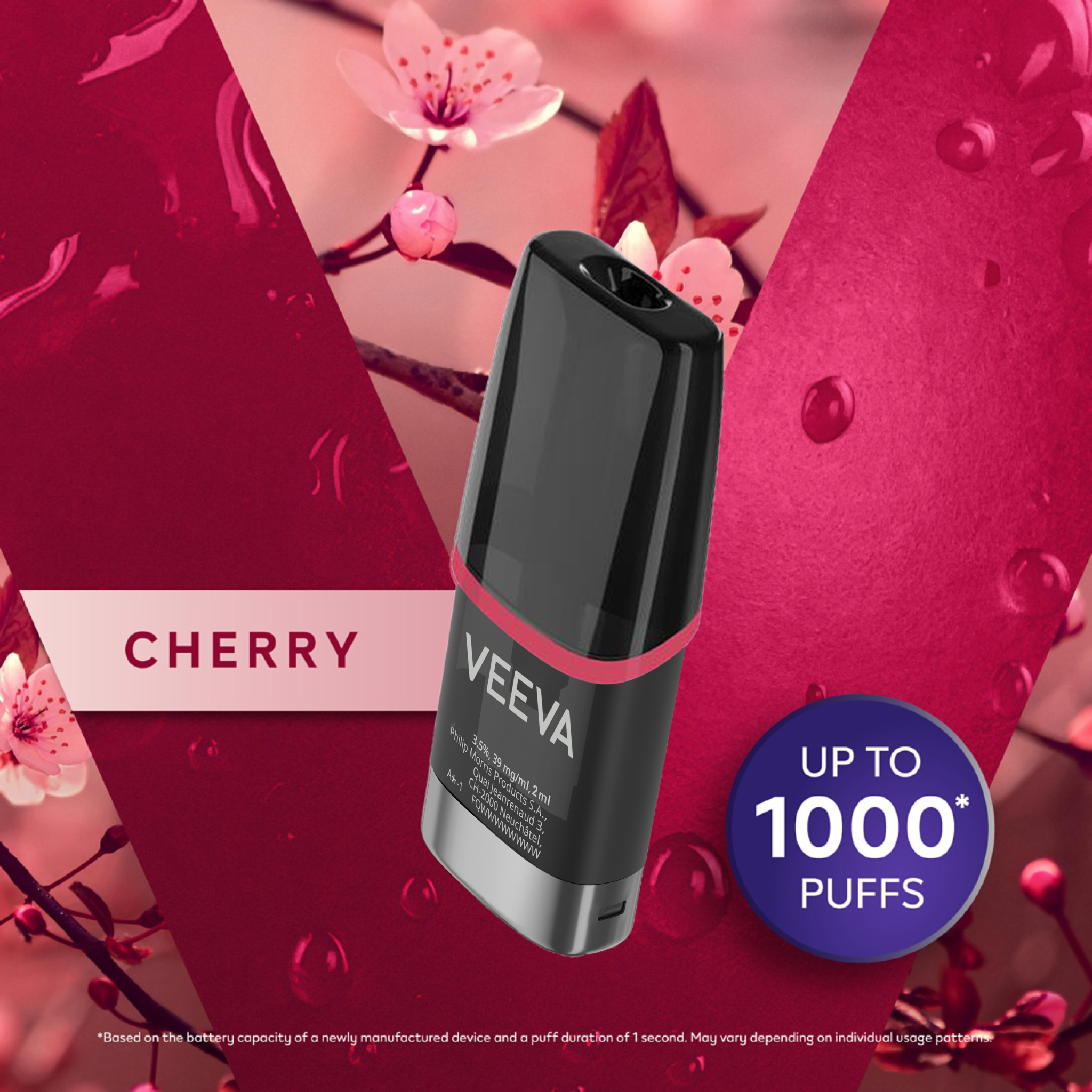 VEEVA CHERRY 3.5% 2 ML (Cherry)