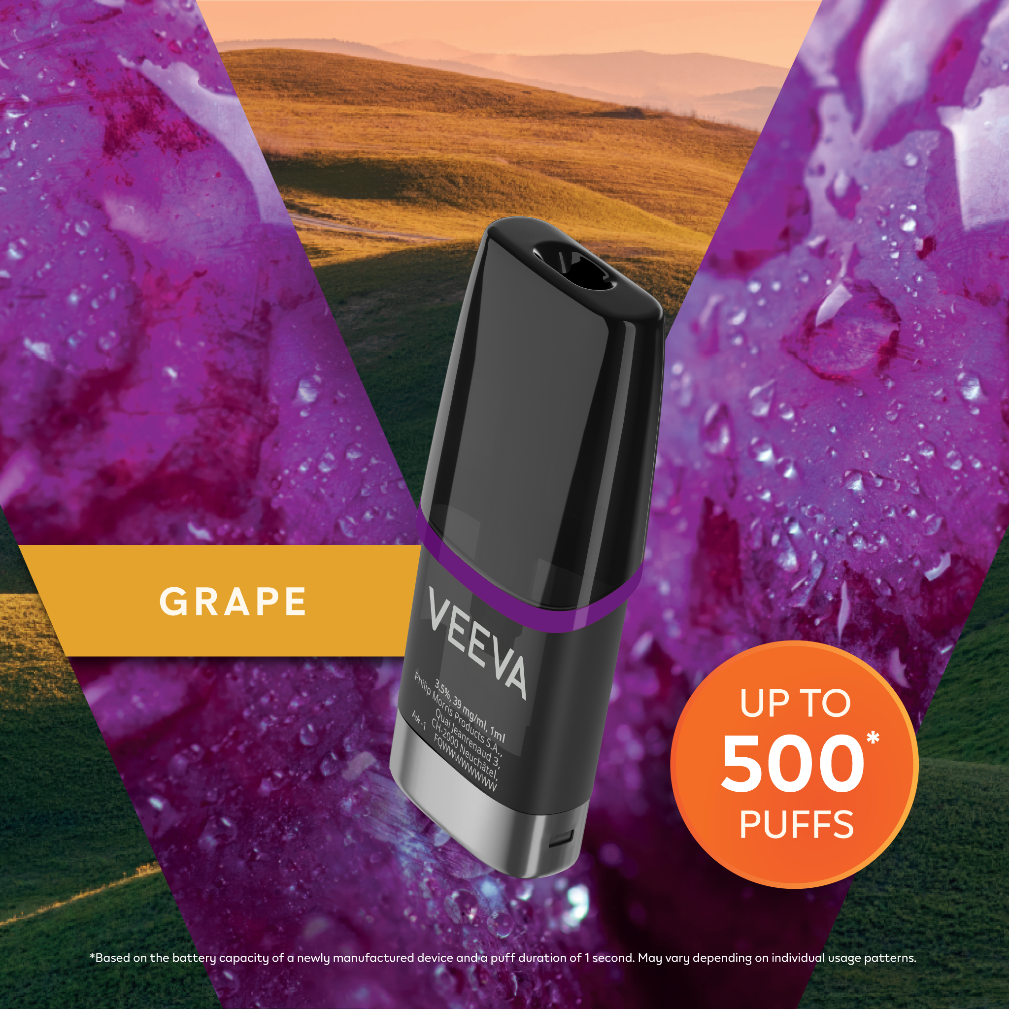 VEEVA Grape 3.5% 1 ML (Veev Grape)