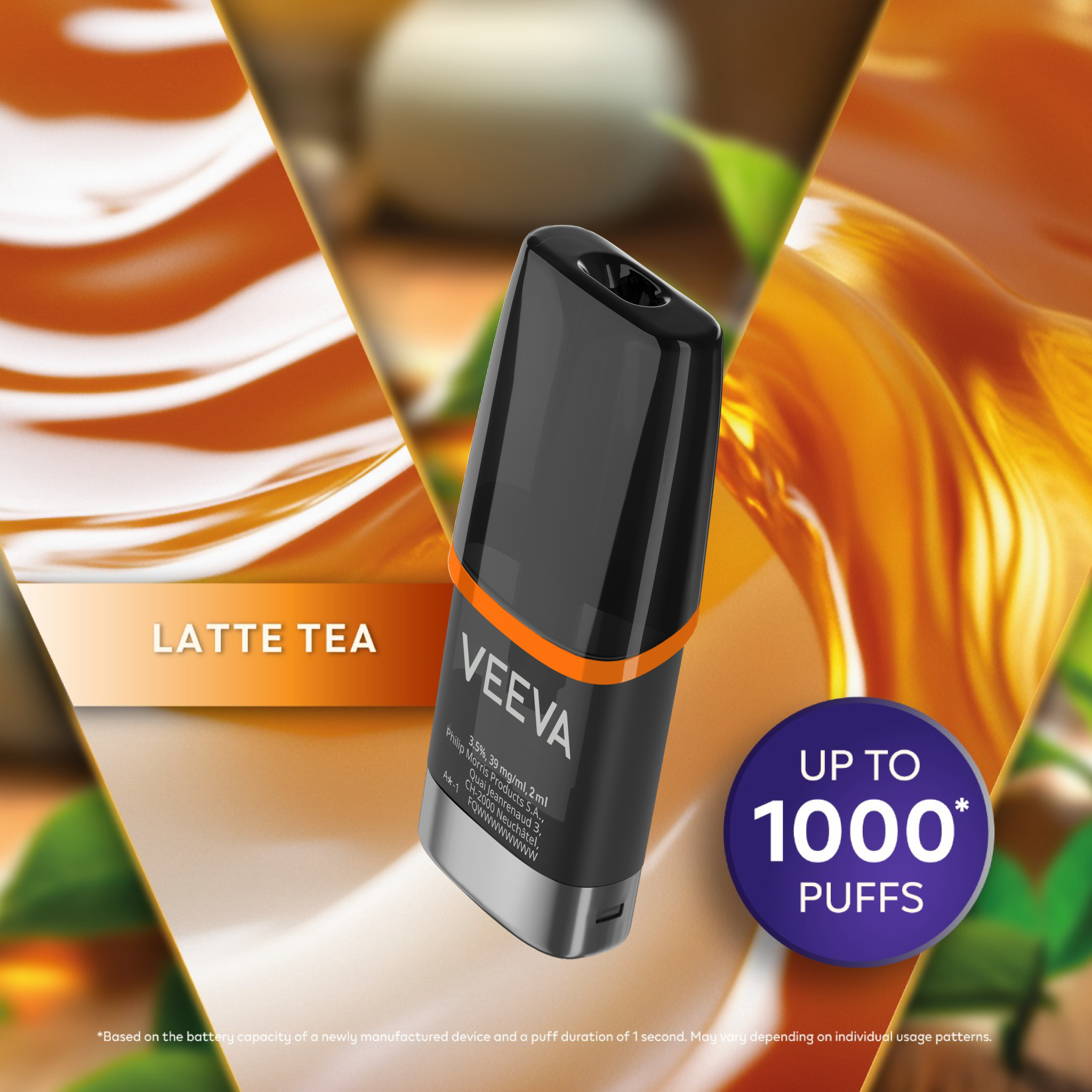 VEEVA Latte Tea 3.5% (Latte Tea)