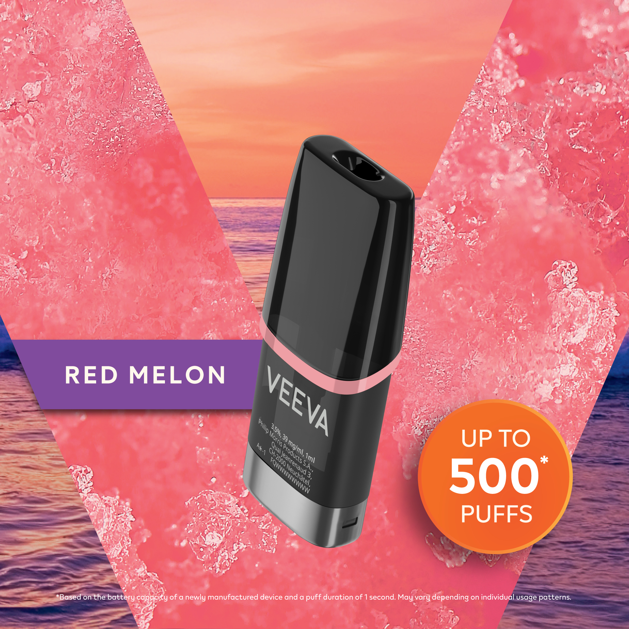 VEEVA Red Melon 3.5% 2 ML (Red Melon)