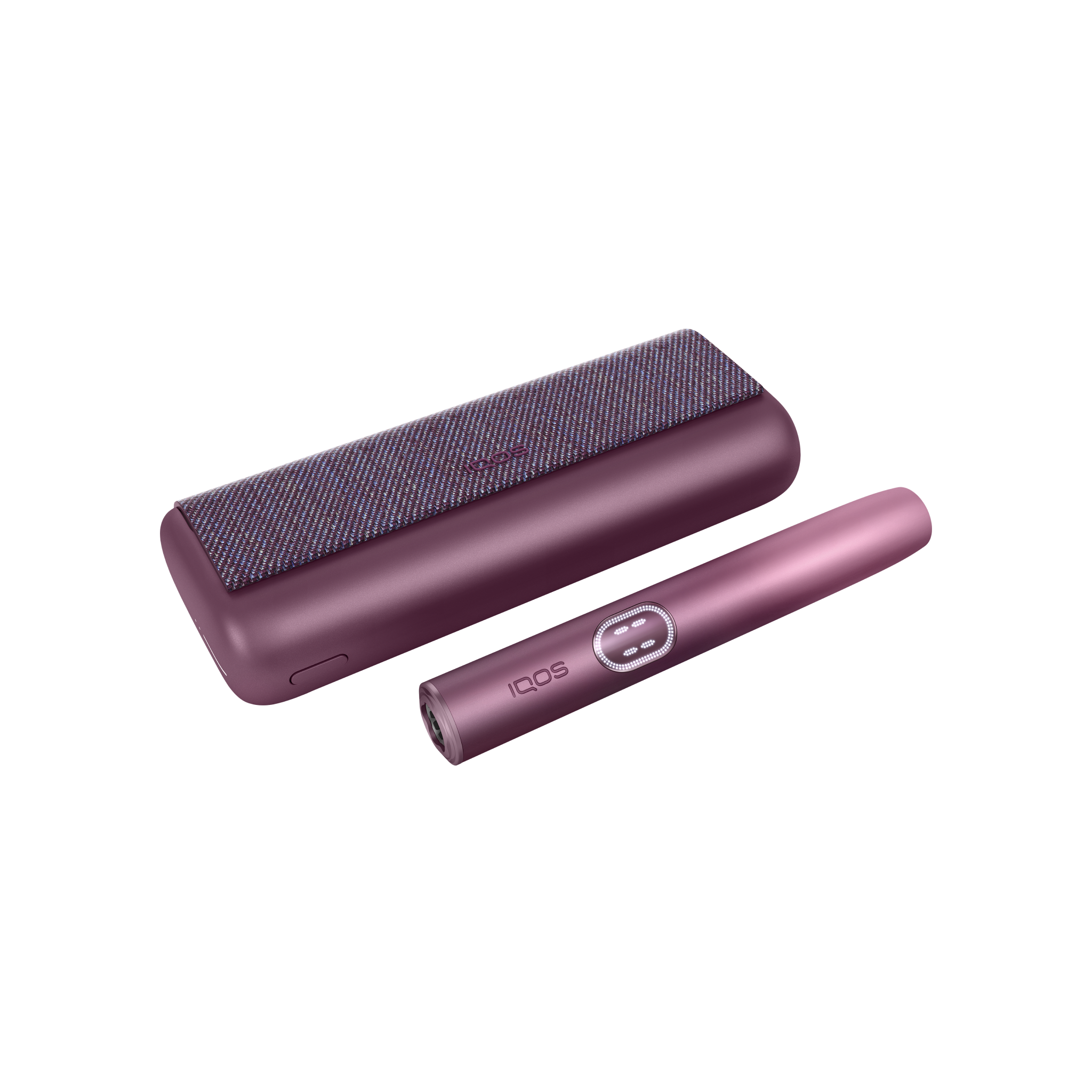 سیستەمی IQOS ILUMA i PRIME بە ڕەنگی سووری تاریک (PRIME GARNET RED)