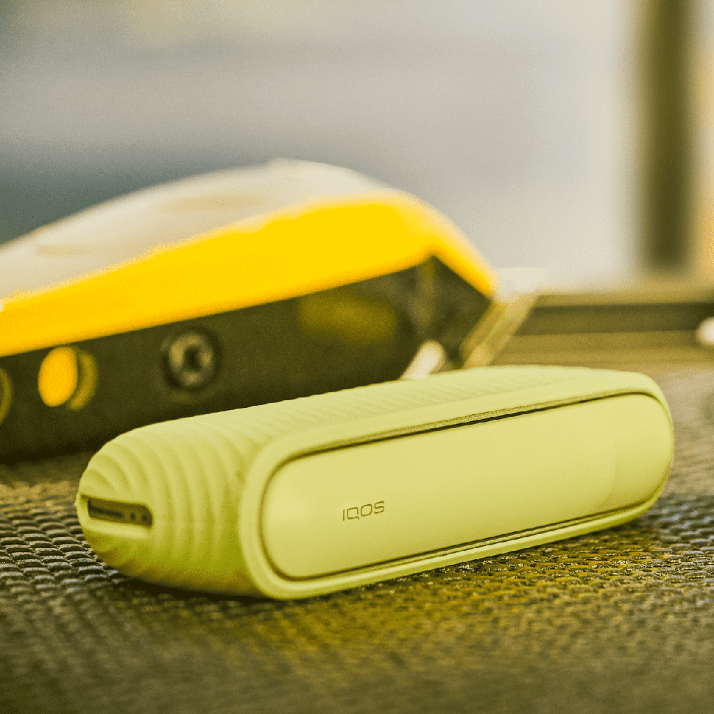 غلاف IQOS ILUMA سيليكون أصفر
