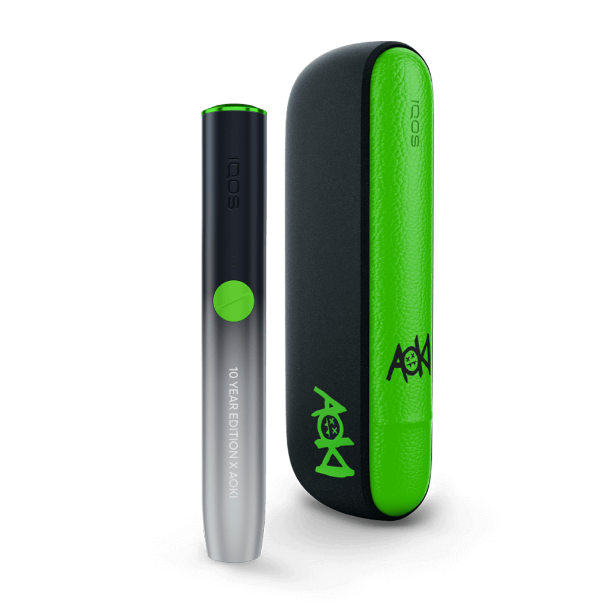 IQOS ILUMA x Steve Aoki 10 Year Edition Black-Green - the
