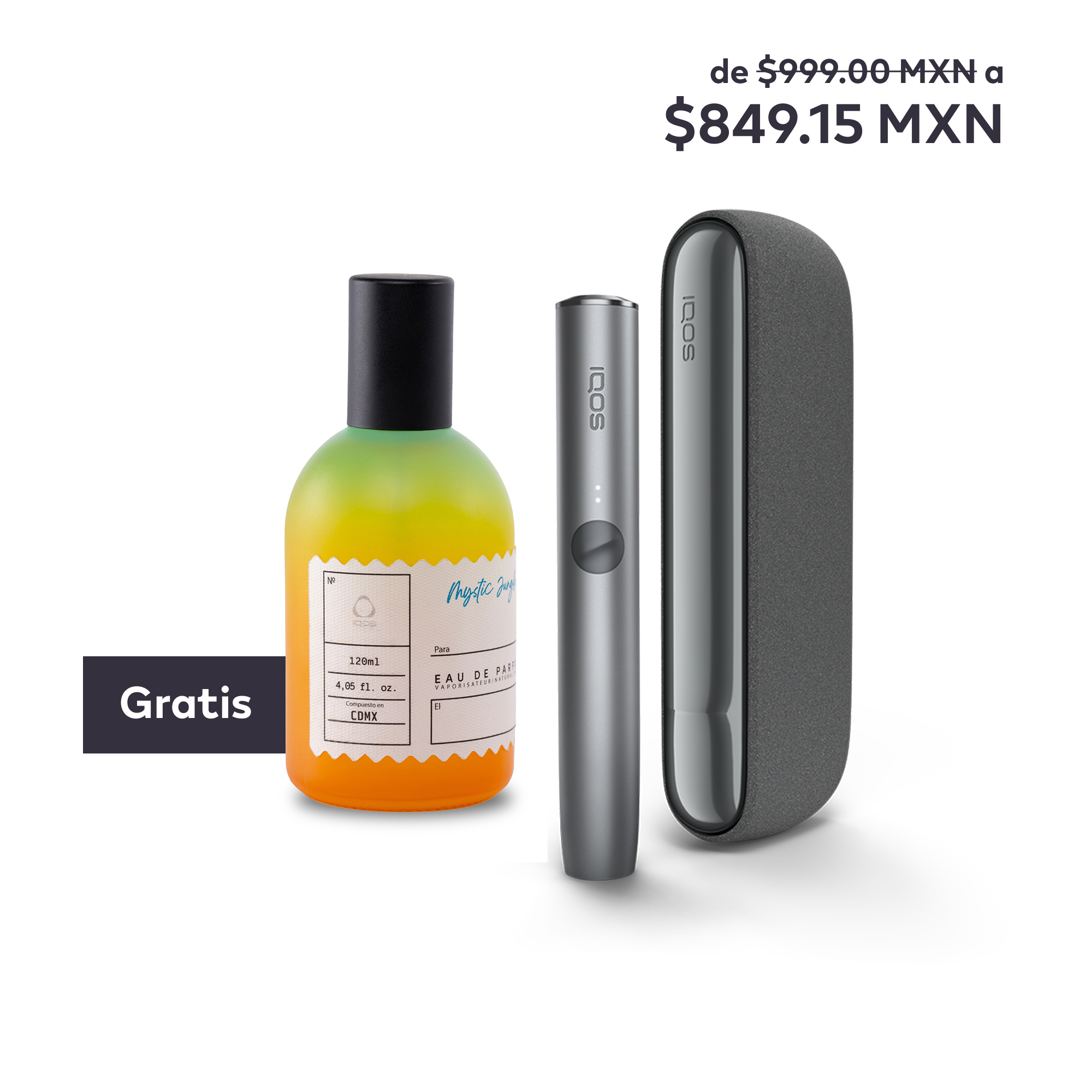 Kit IQOS ILUMA Gris (Gris)