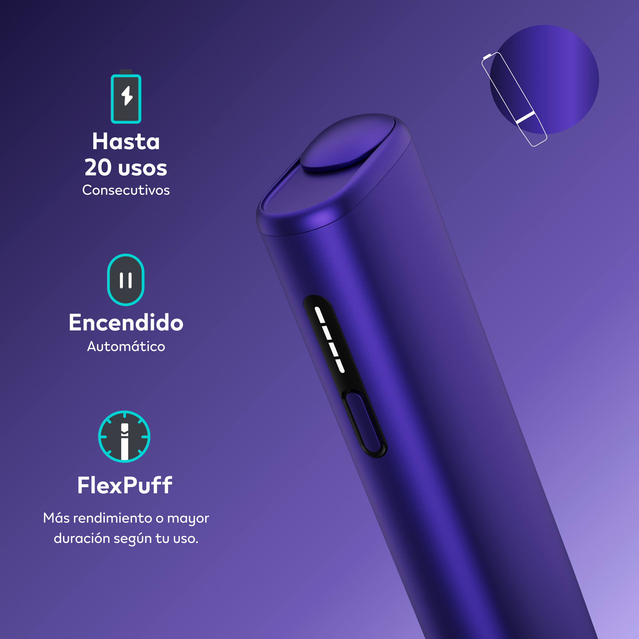 IQOS ILUMA i One Kit Electric Purple