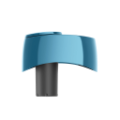 lil SOLID Ez Metalic Cap (Metallic Blue) (Lil Metallic Blue)